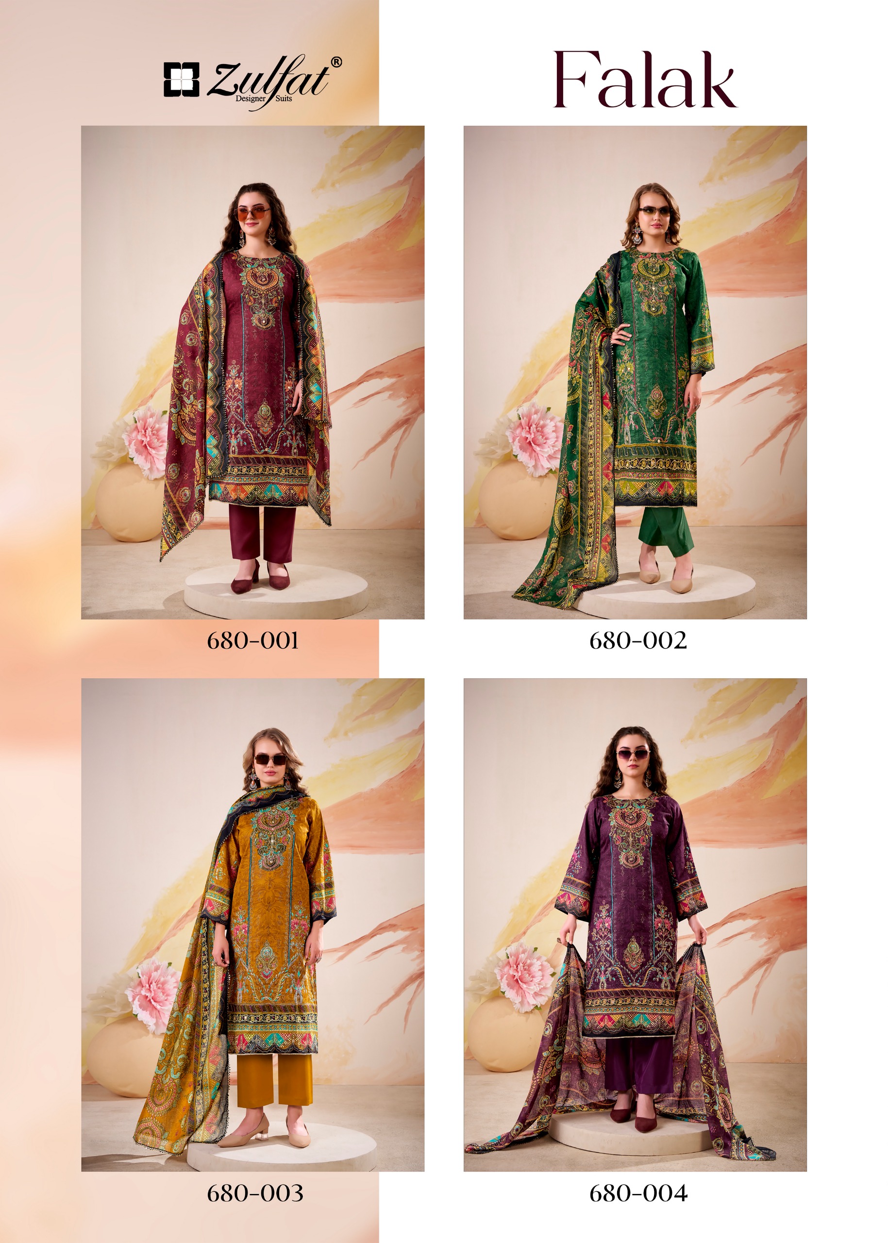 Zulfat Designer Suits - Falak Zulfat Designer Suits – Falak