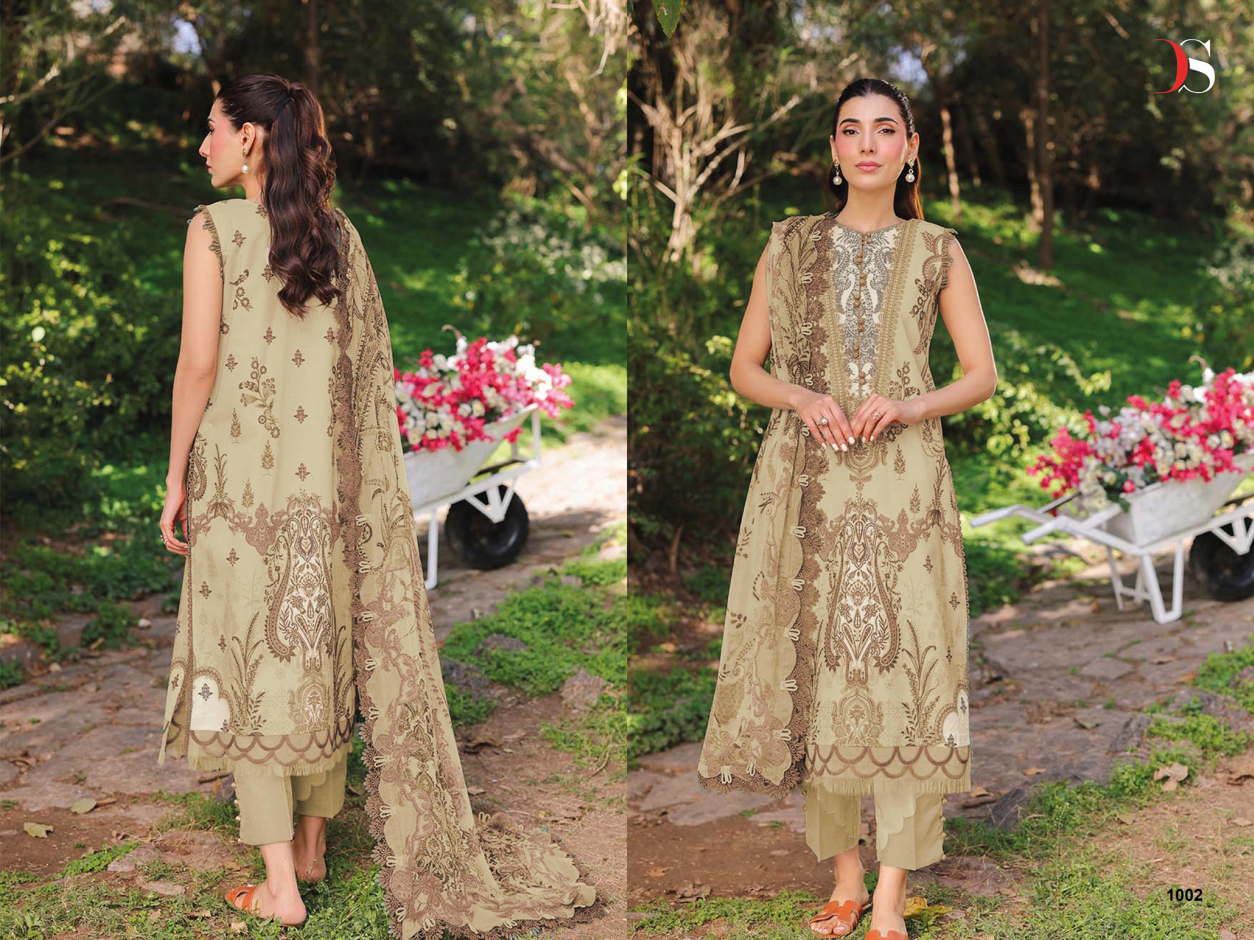 DEEPSY SUITS – Jade Bliss Lawn 25-2 Cotton Duptta
