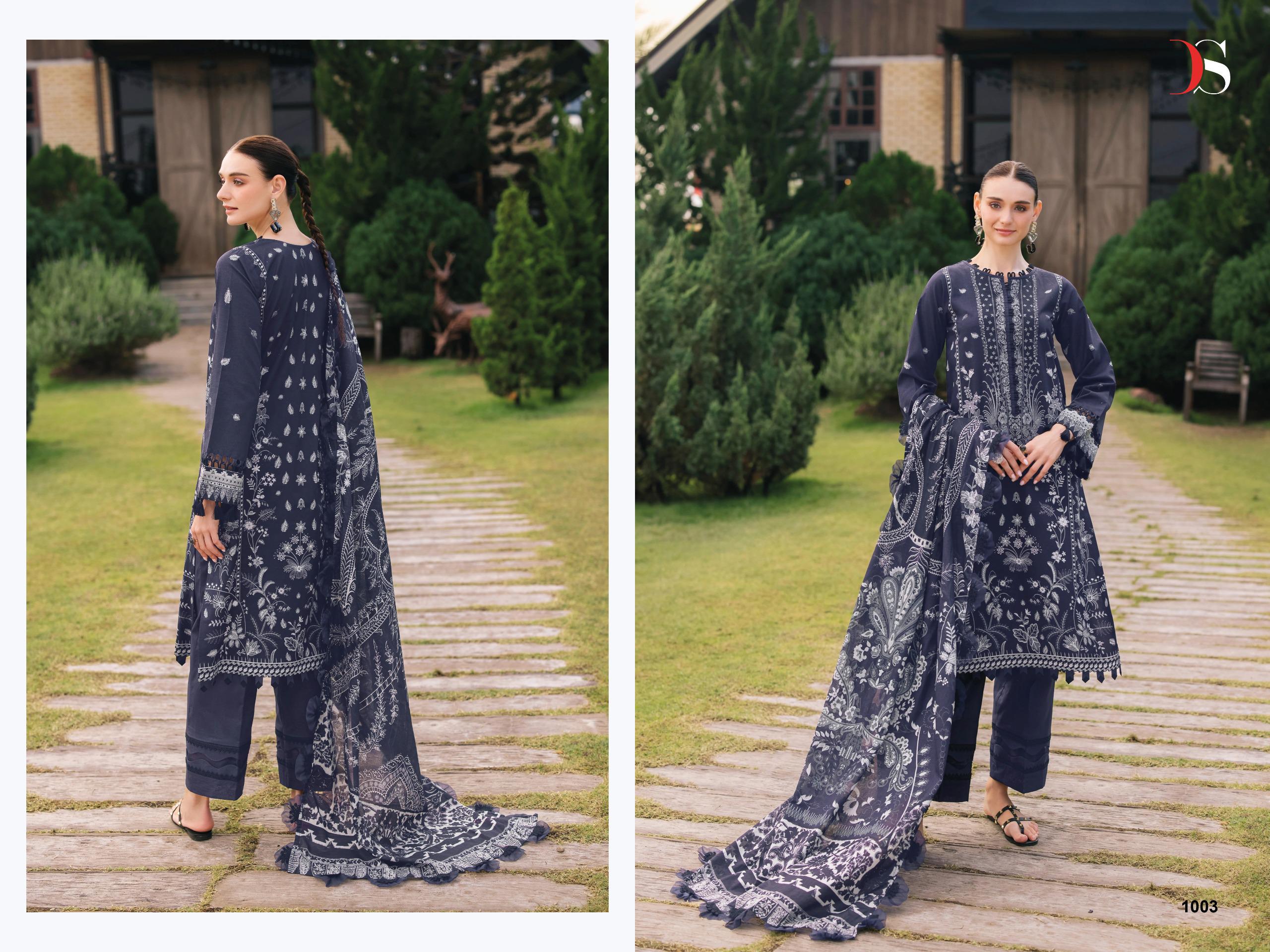 DEEPSY SUITS – Jade Bliss Lawn 25-2 Cotton Duptta