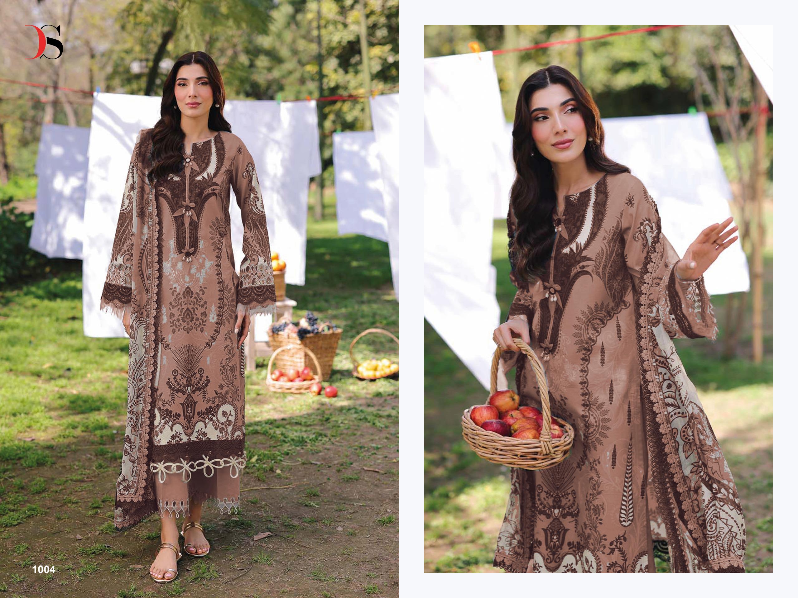 DEEPSY SUITS – Jade Bliss Lawn 25-2 Cotton Duptta