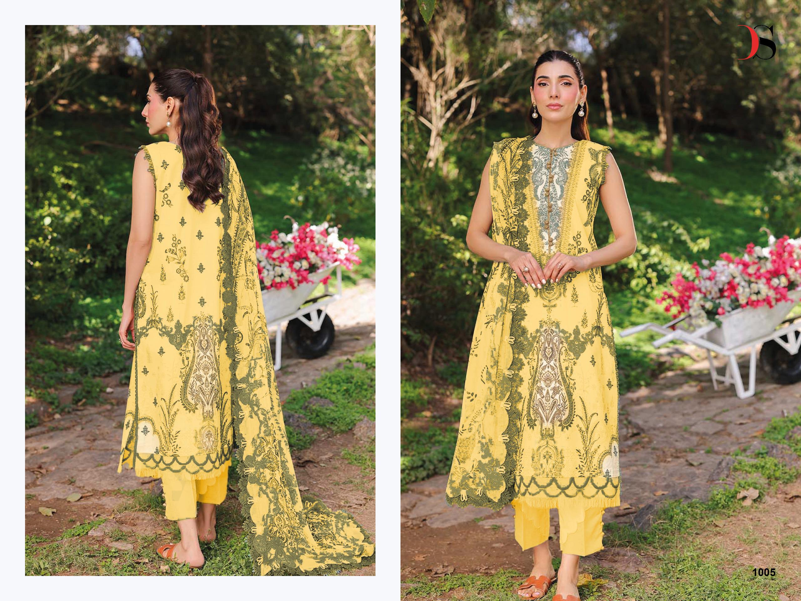 DEEPSY SUITS – Jade Bliss Lawn 25-2 Cotton Duptta