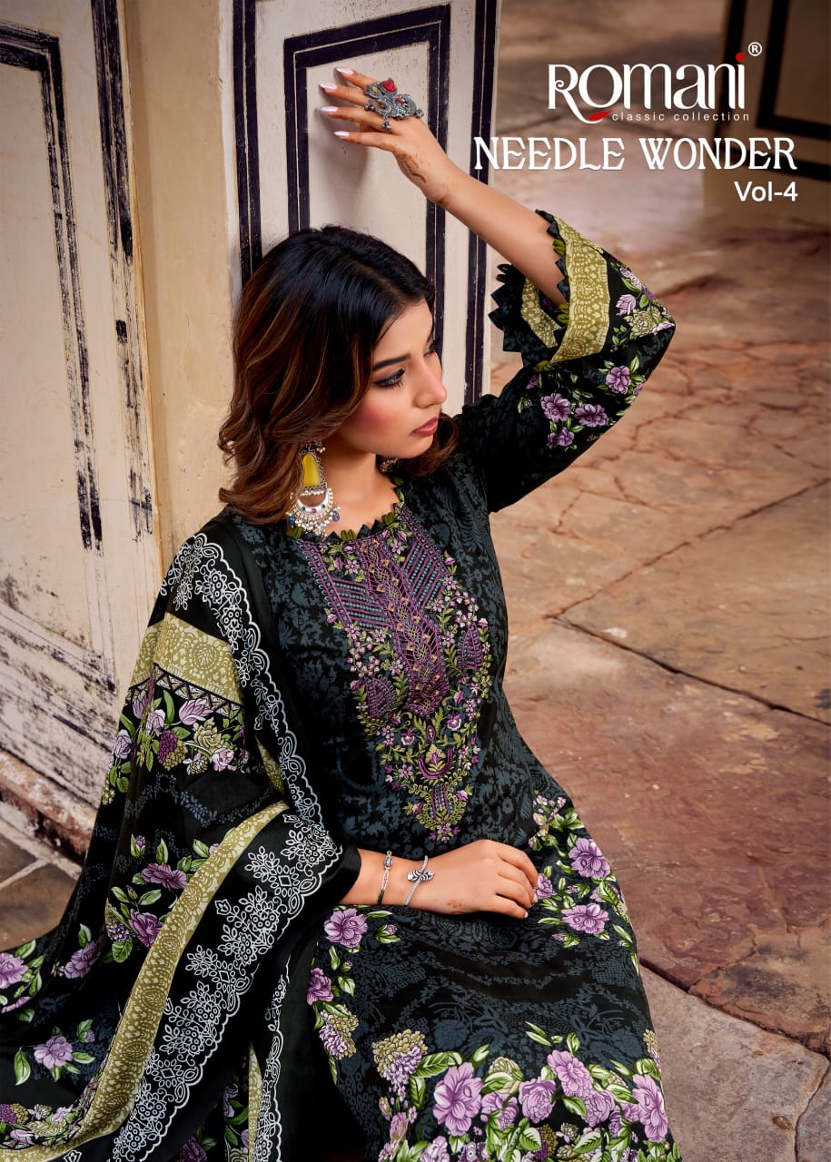 Romani – Needle Wonder Vol.4     Salwar Suit Wholesale Catalog Any Occasion