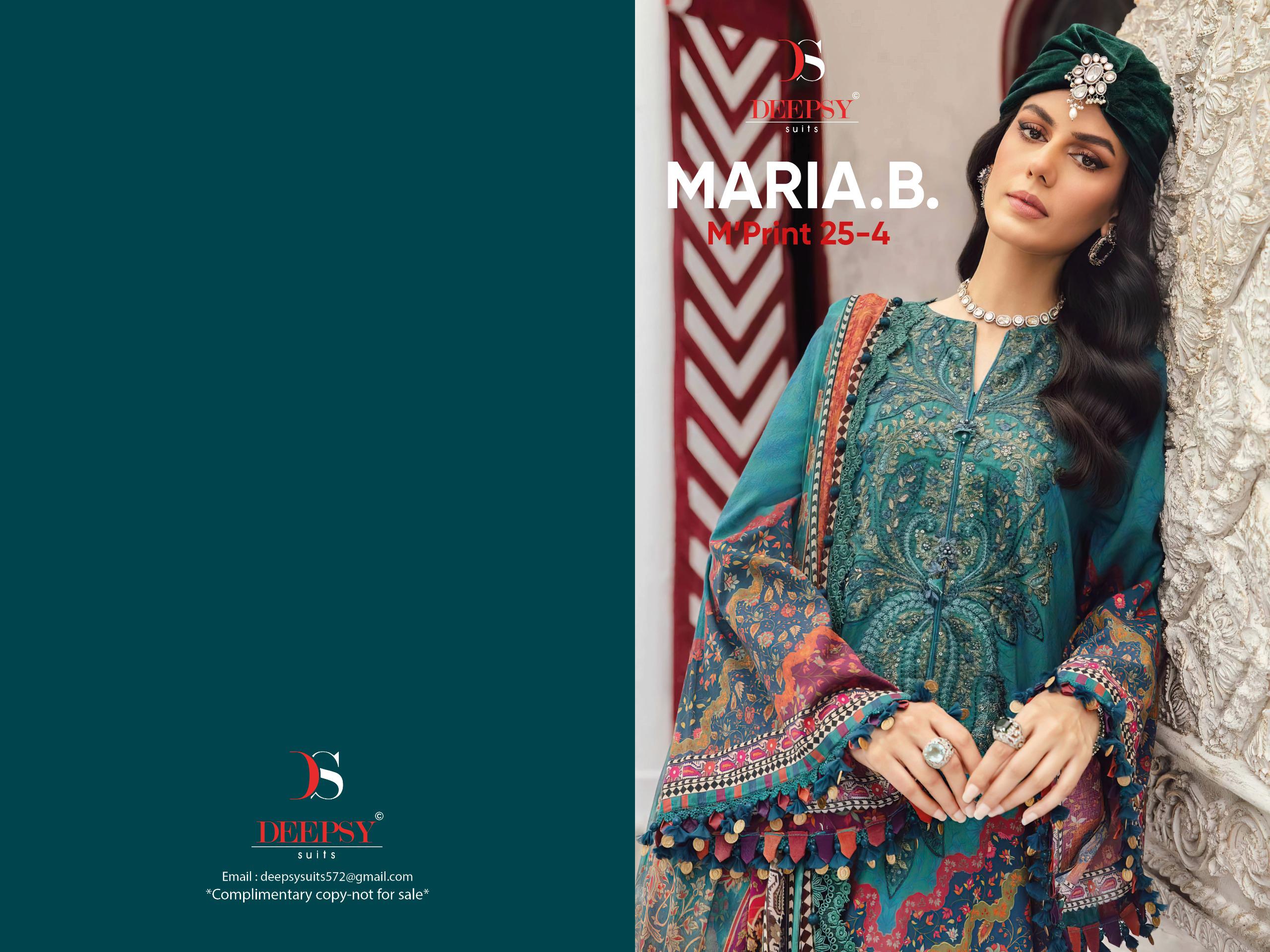 DEEPSY SUITS – Maria b m print 25-4 Cotton Duptta