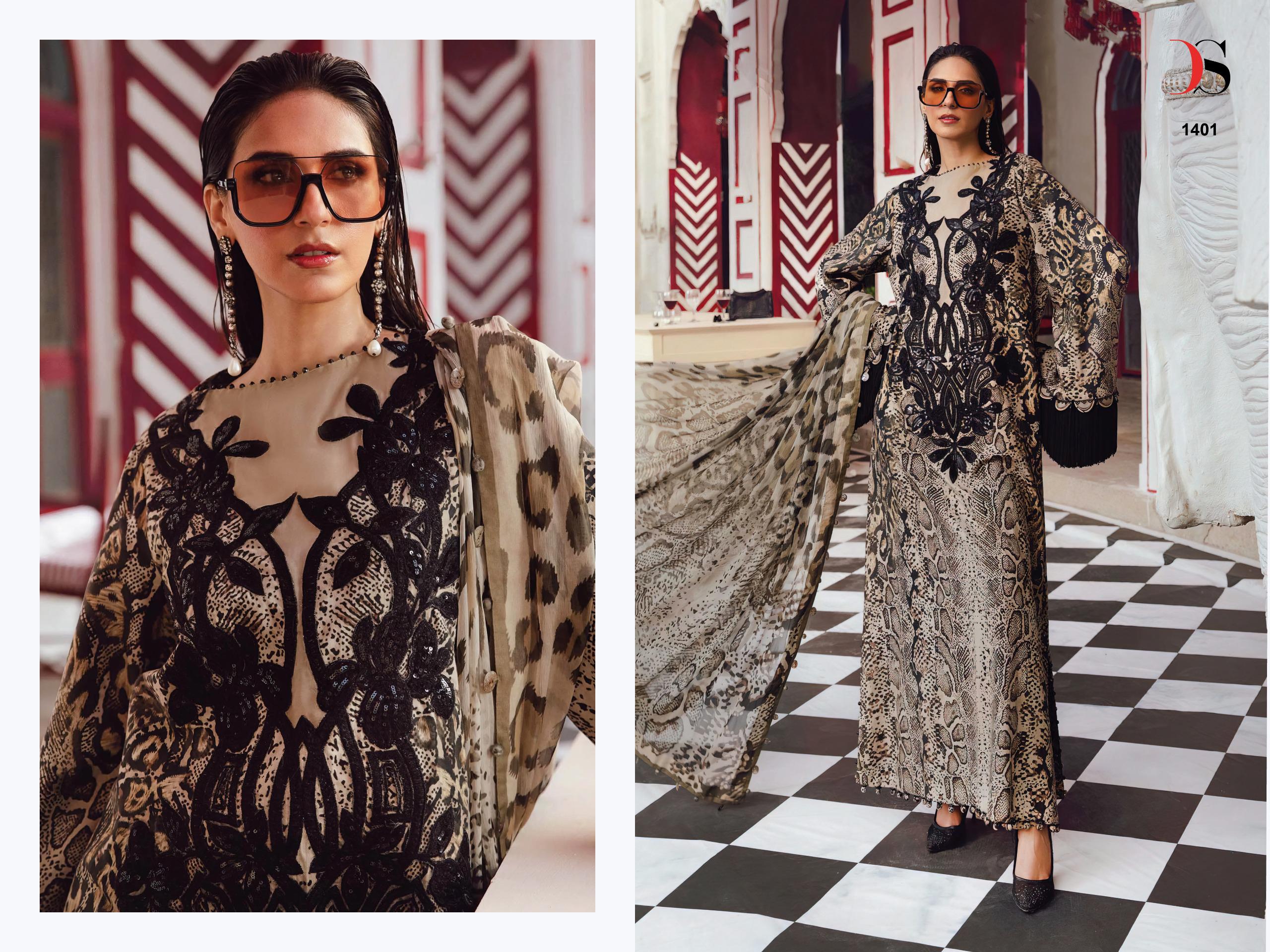 DEEPSY SUITS – Maria b m print 25-4 Cotton Duptta