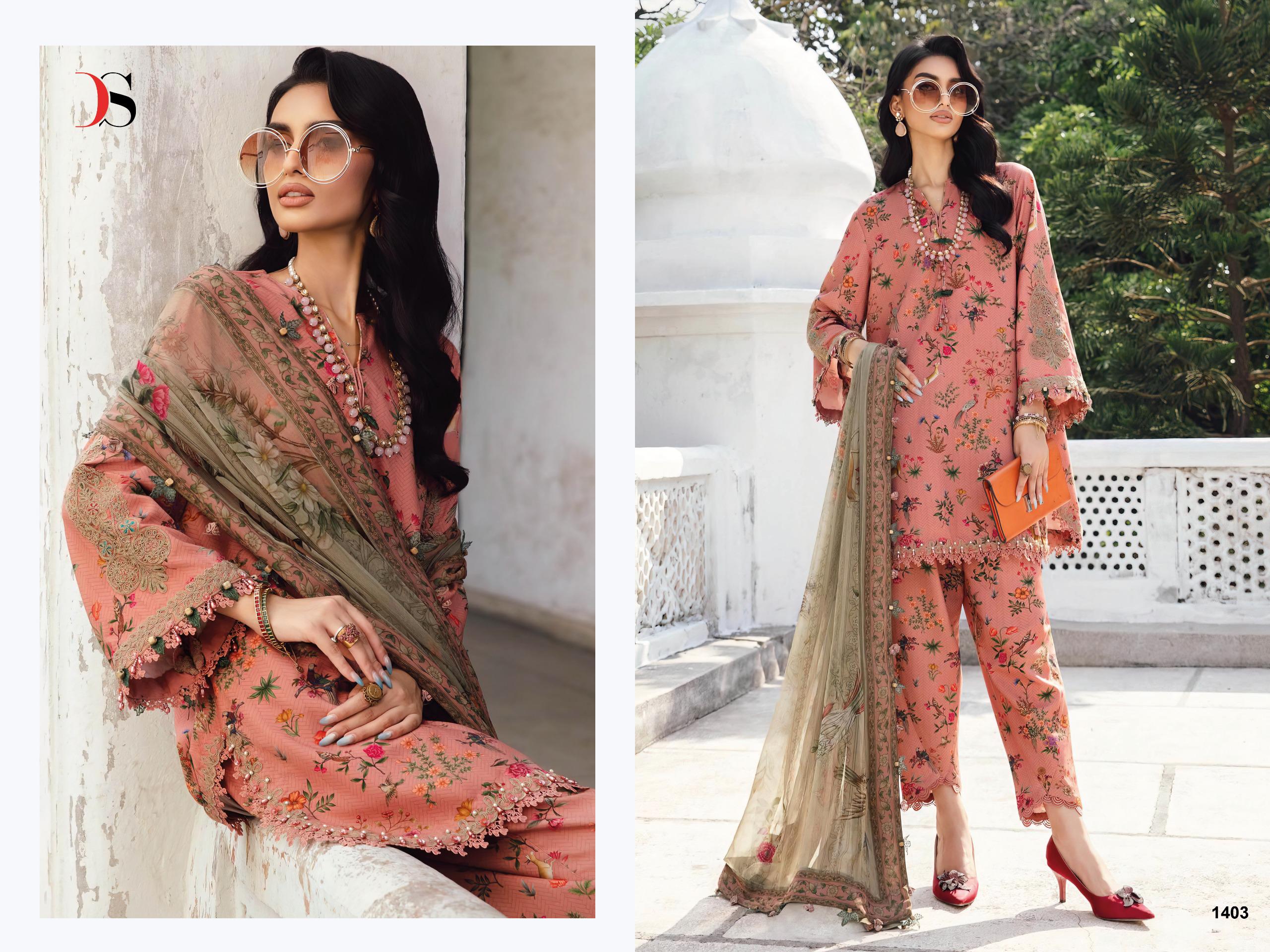 DEEPSY SUITS – Maria b m print 25-4 Cotton Duptta