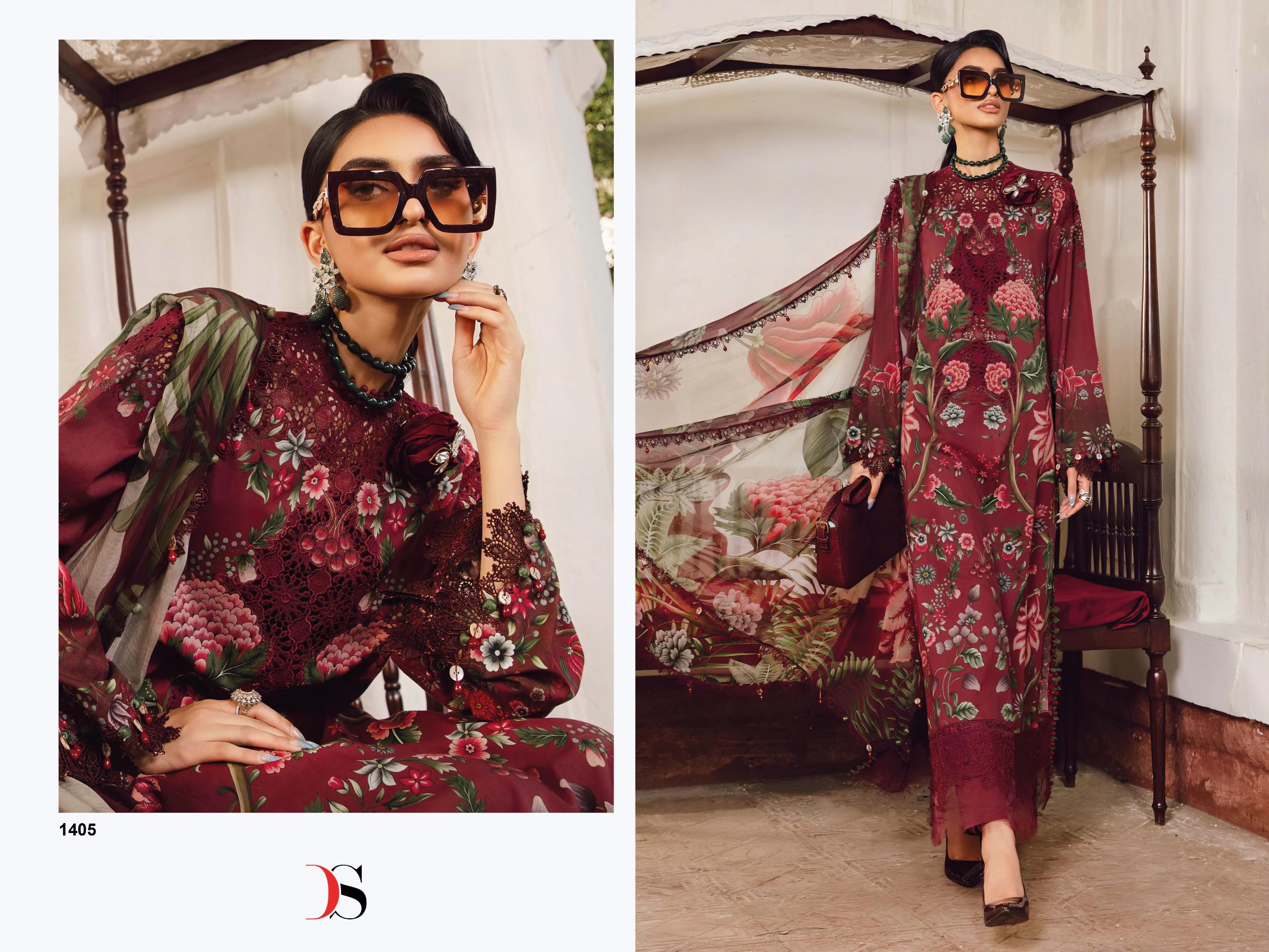DEEPSY SUITS – Maria b m print 25-4 Cotton Duptta
