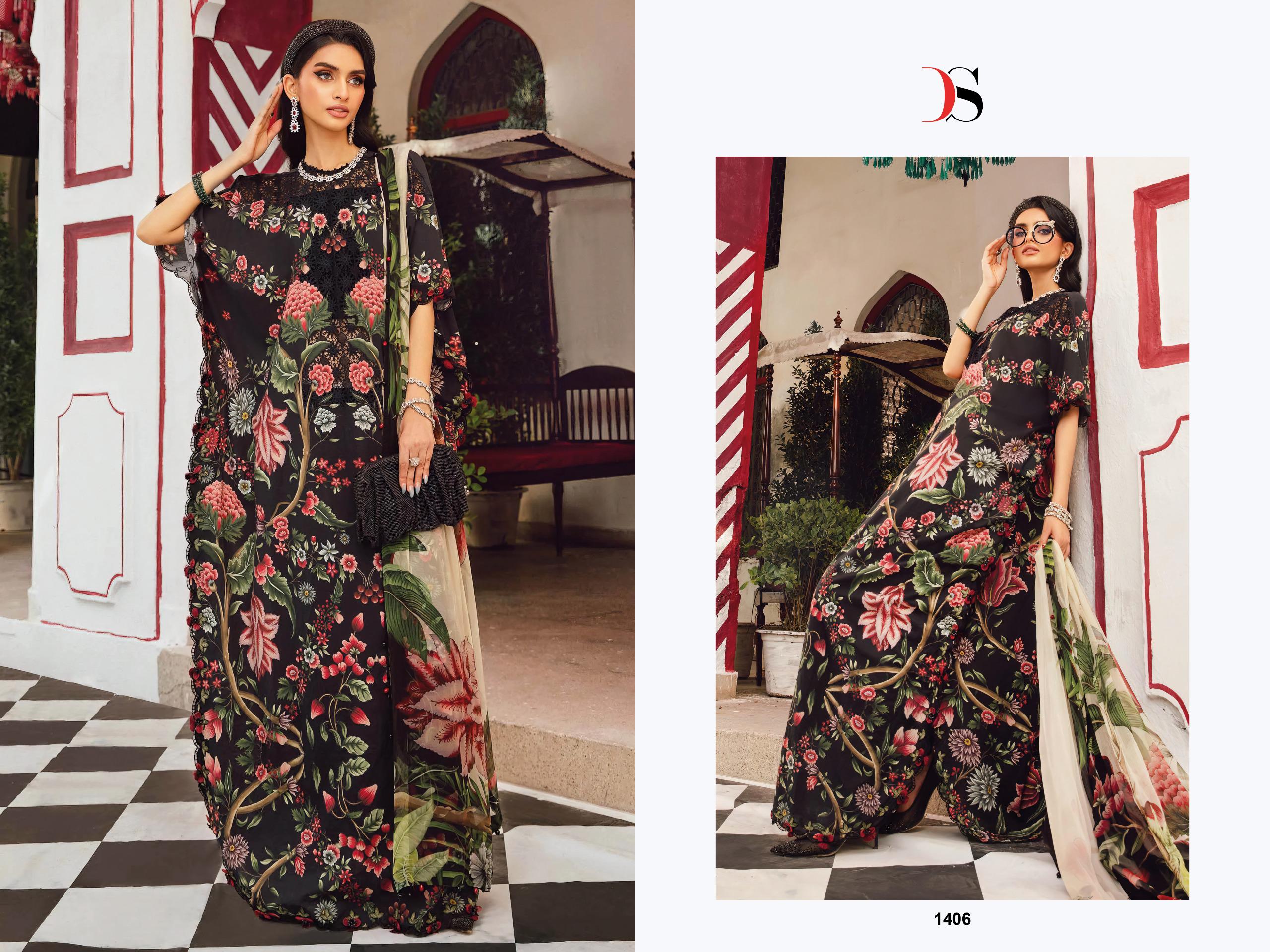 DEEPSY SUITS – Maria b m print 25-4 Cotton Duptta