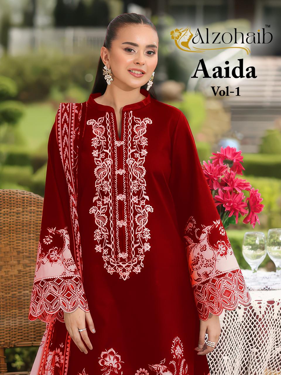 Al zohaib – Aaida Vol.1 Ciffon Duptta