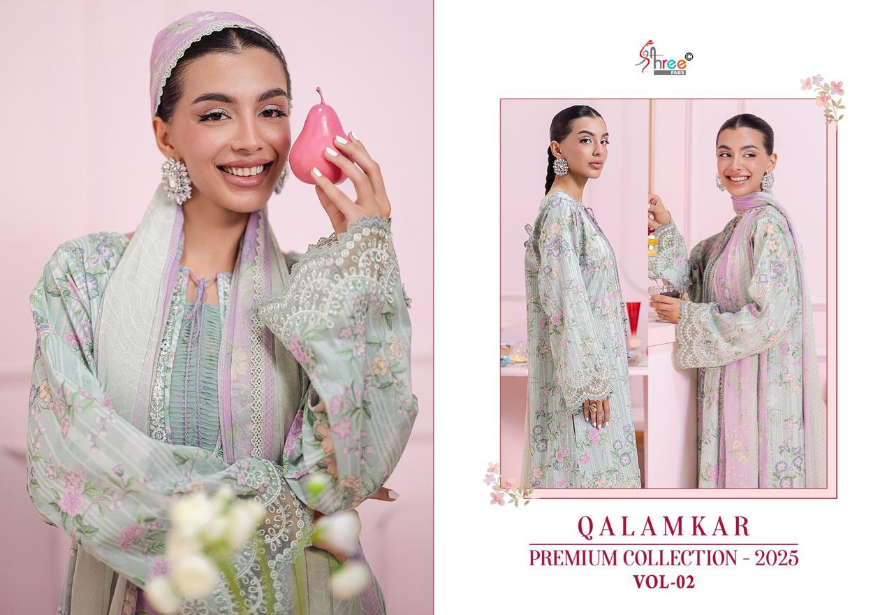 Shree Fab – Qalamkar Vol.2 Cotton Duptta
