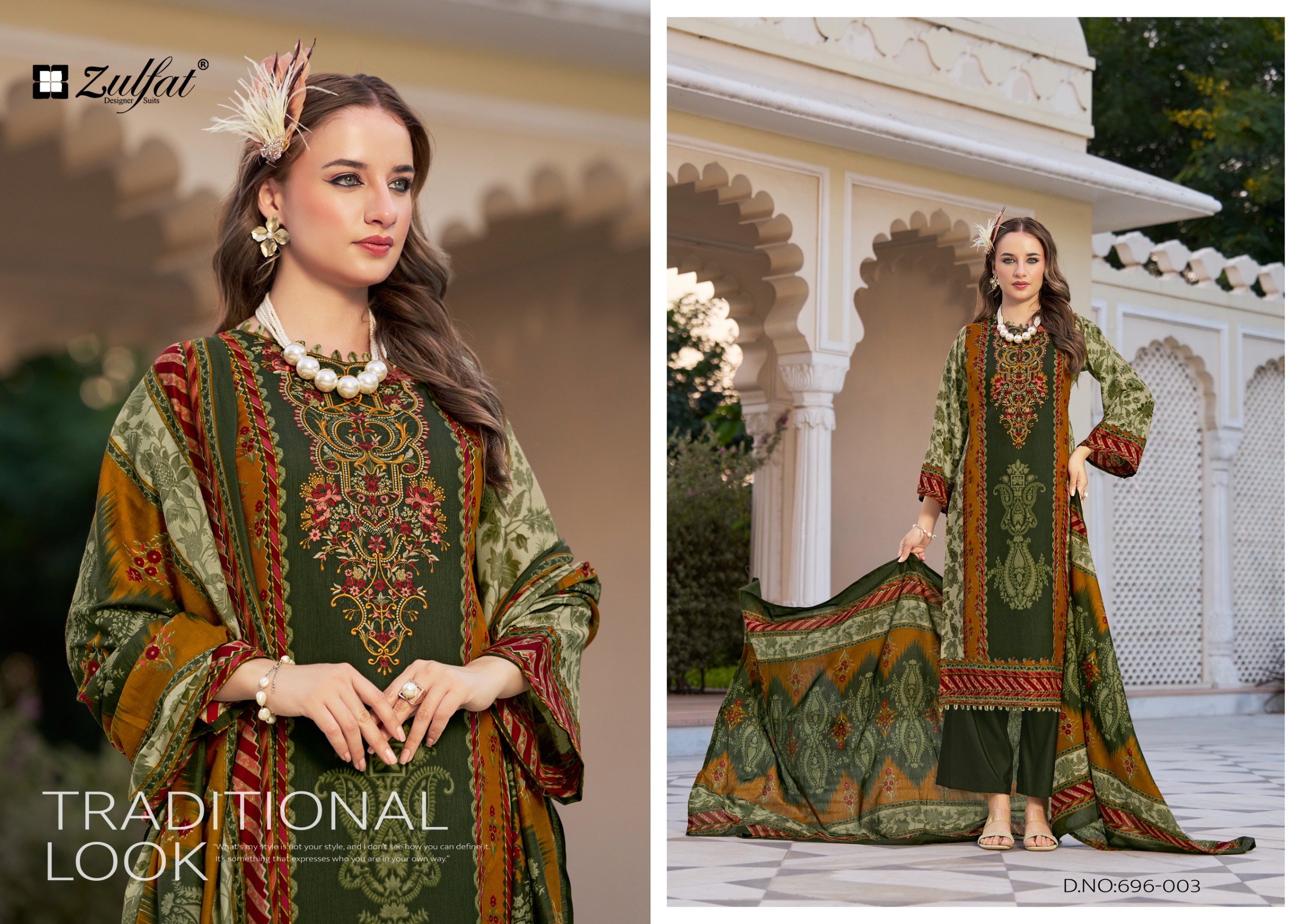 Zulfat Designer Suits – Sanam