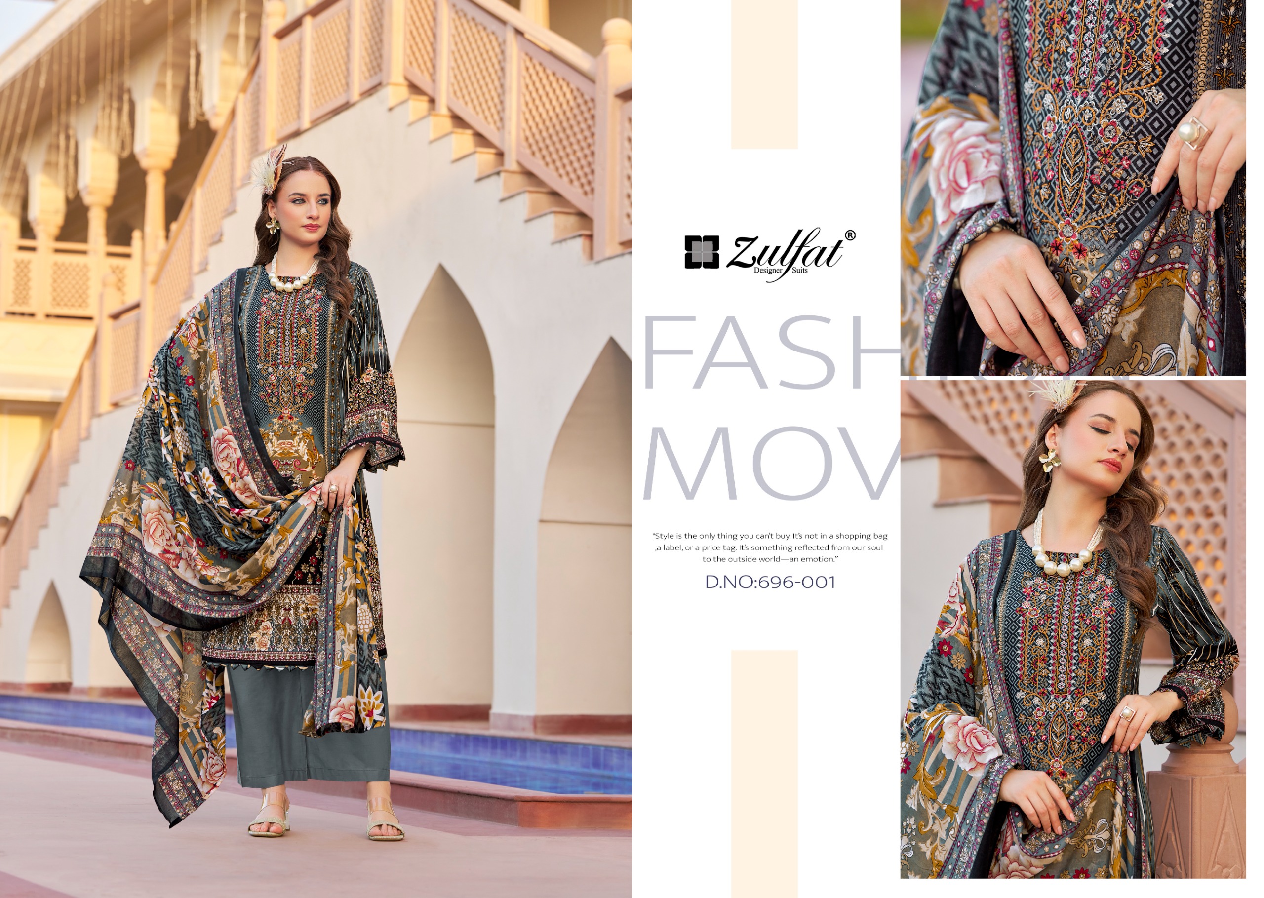 Zulfat Designer Suits – Sanam