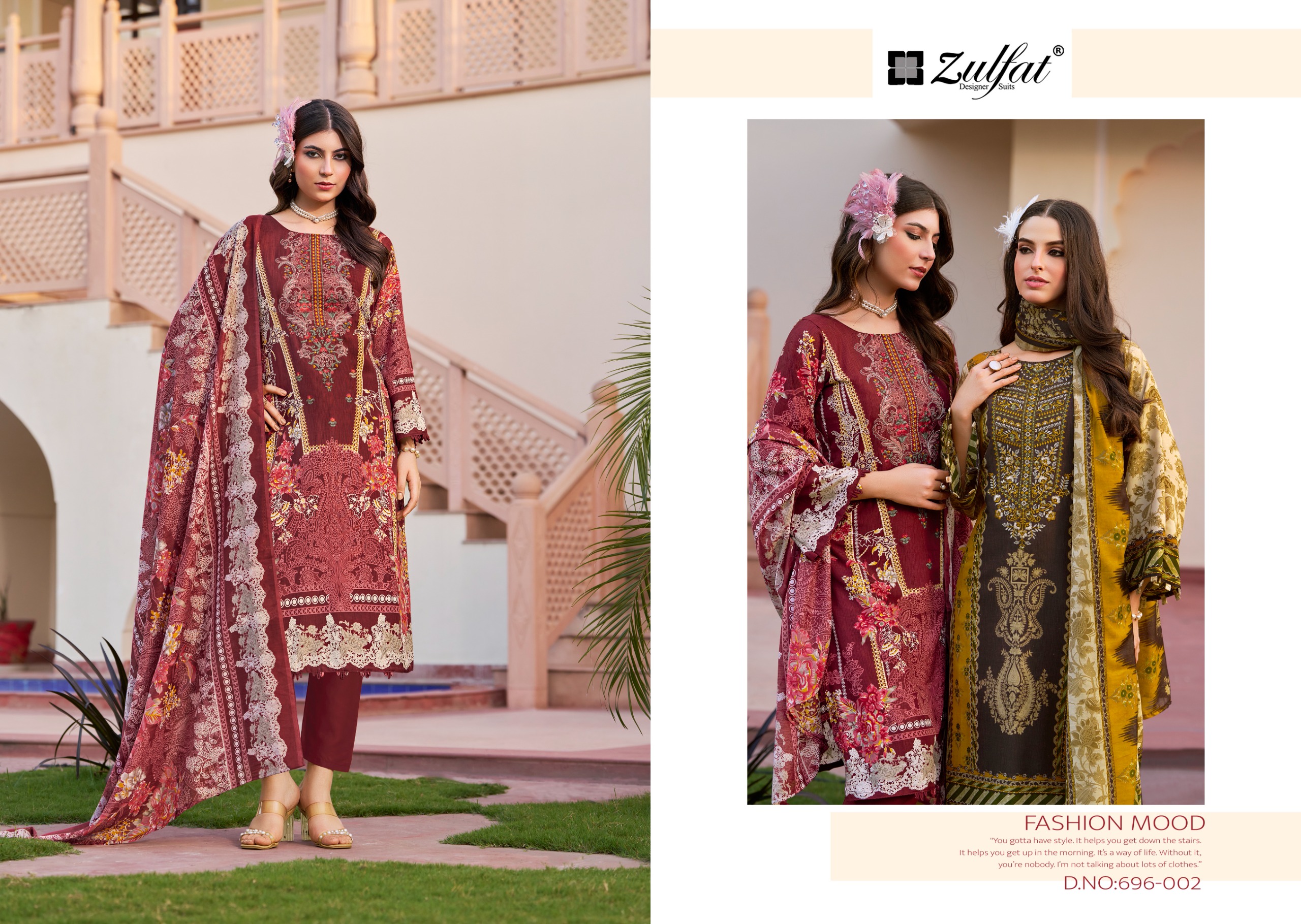 Zulfat Designer Suits – Sanam