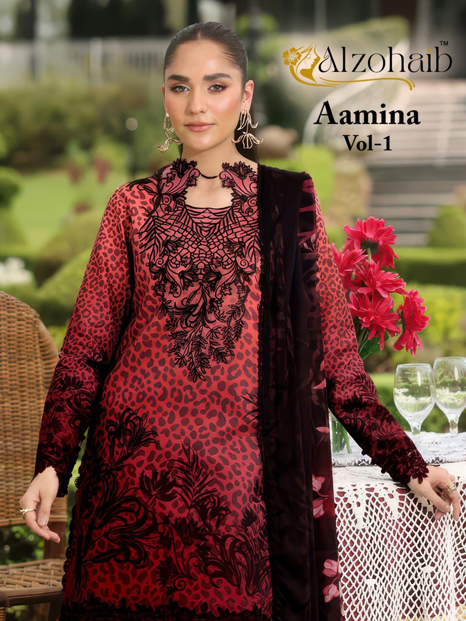 Al Zohaib – Aamina Cotton Duptta