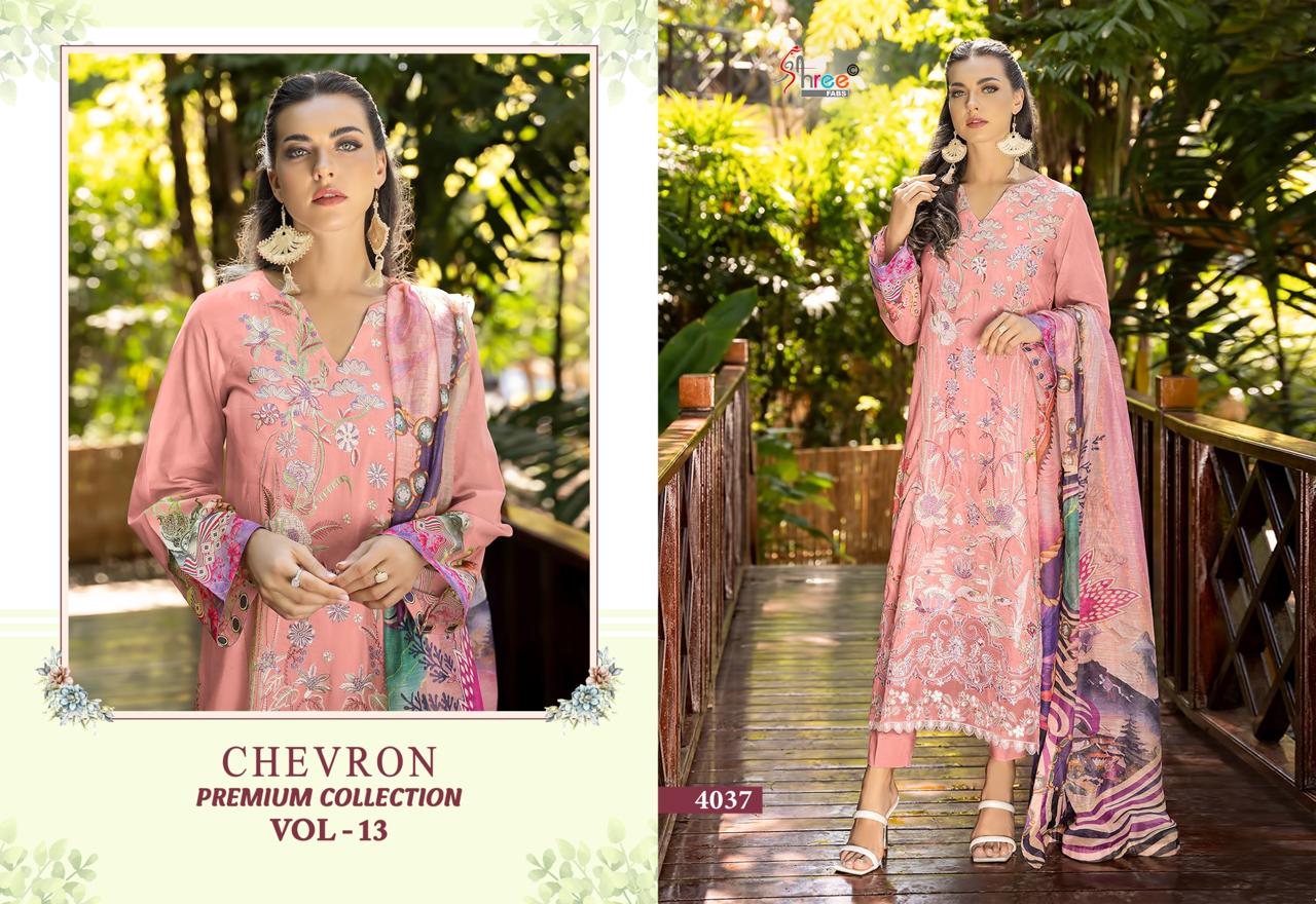 Shree Fab – Chevron Vol.13 Ciffon Duptta