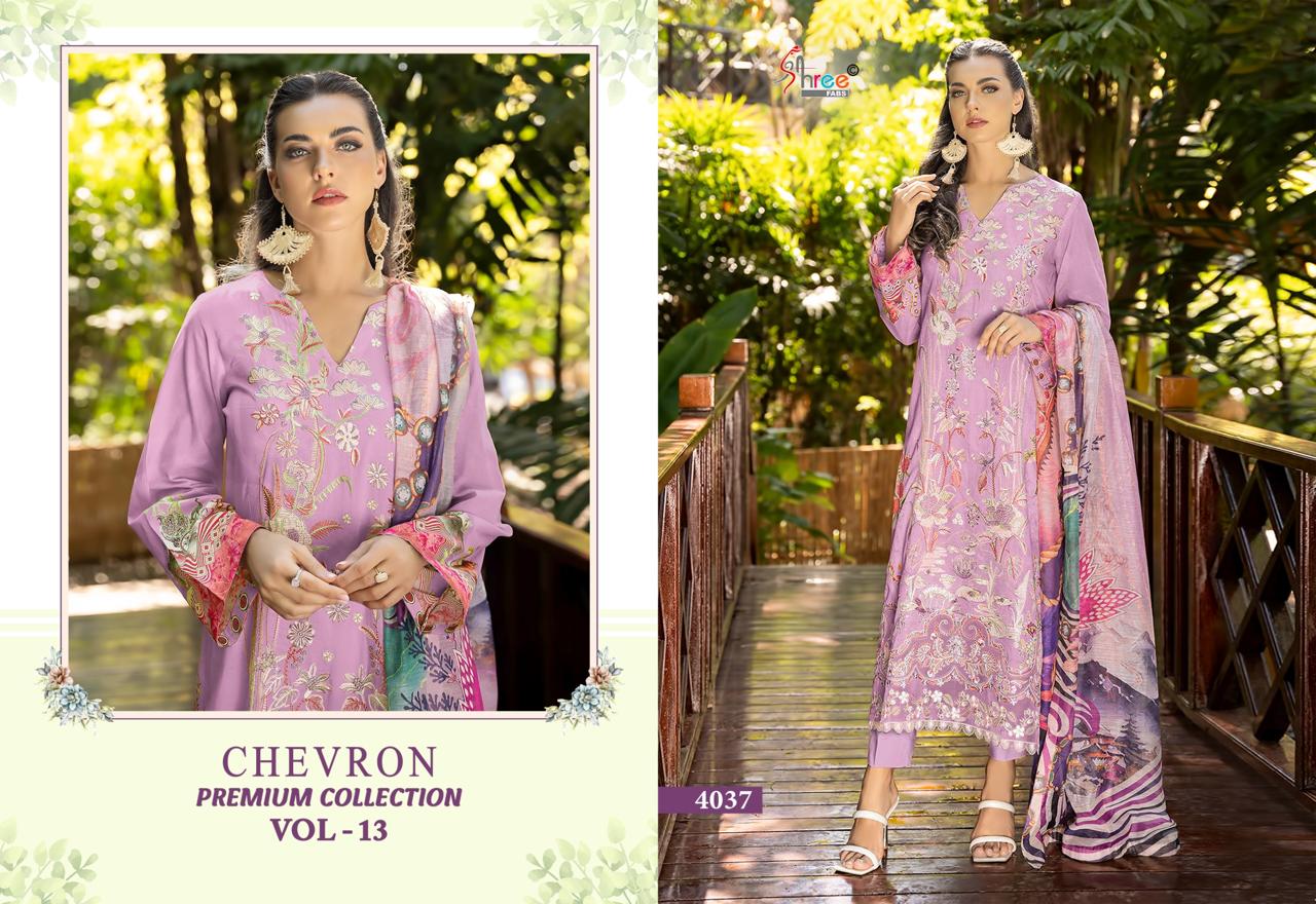 Shree Fab – Chevron Vol.13 Ciffon Duptta