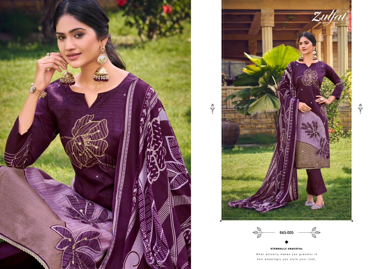 Zulfat Designer Suits - Sajni vol.7 Zulfat Designer Suits – Sajni vol.7