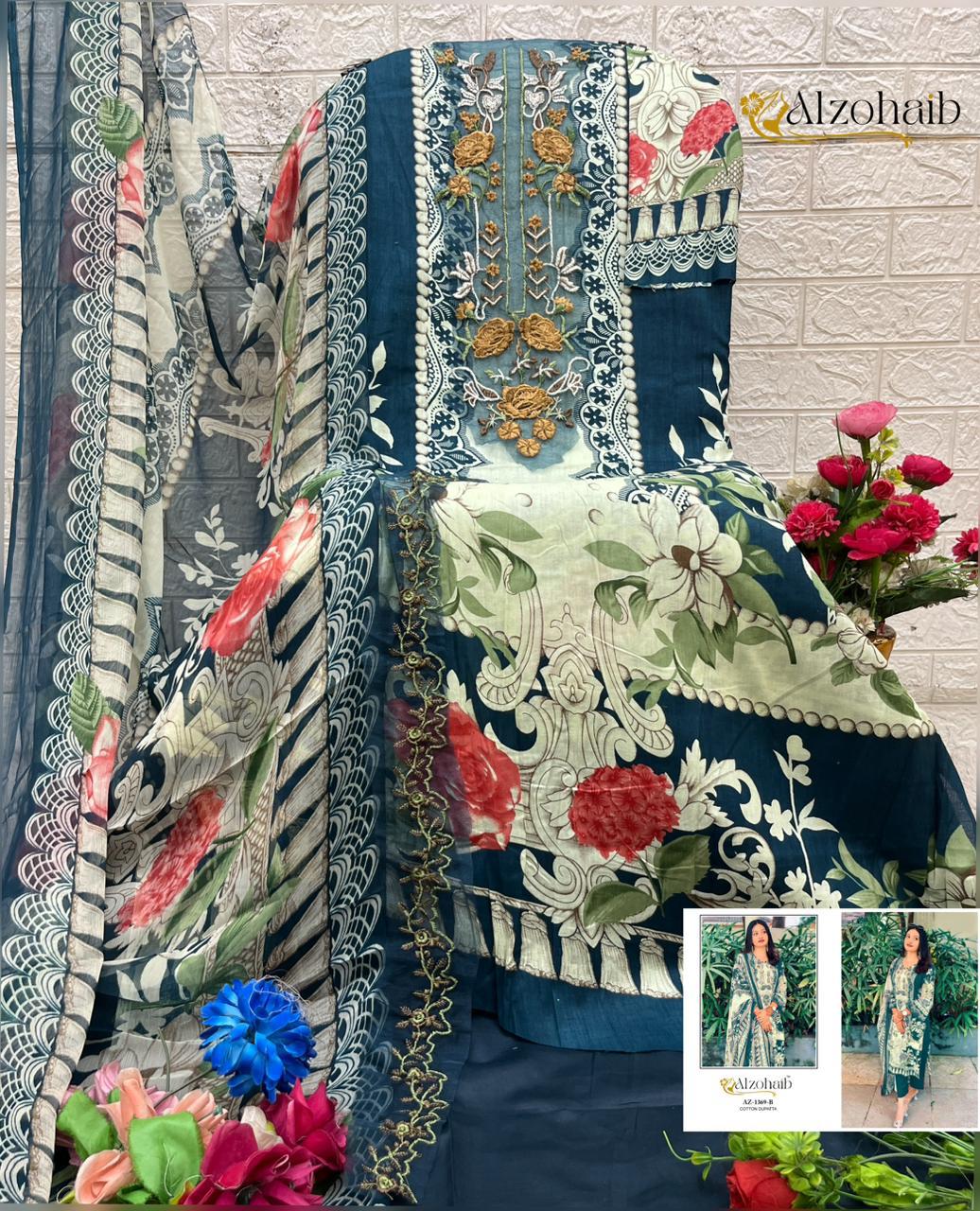 Al Zohaib – D.No.1369 Cotton Duptta