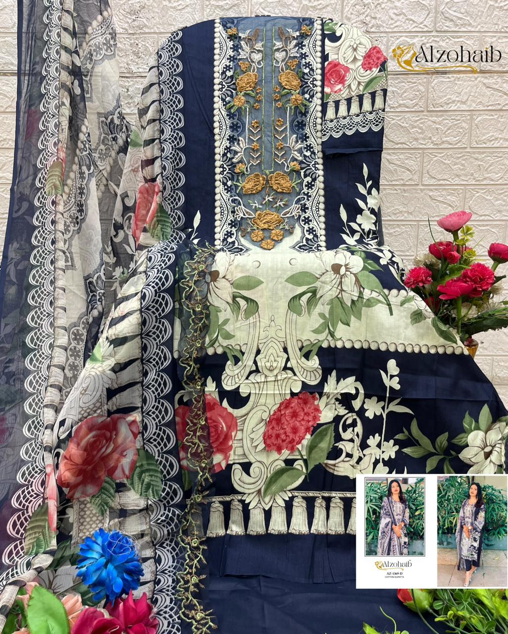 Al Zohaib – D.No.1369 Cotton Duptta