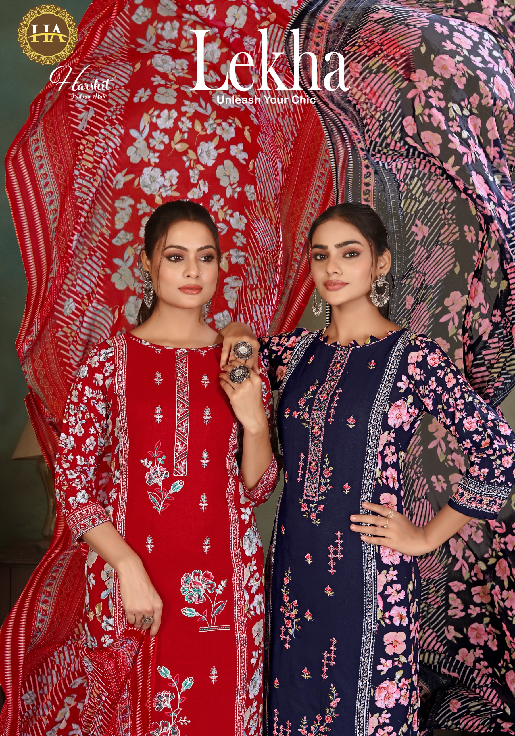 Harshit Fashion – Lekha     Salwar Suit Wholesale Catalog Any Occasion