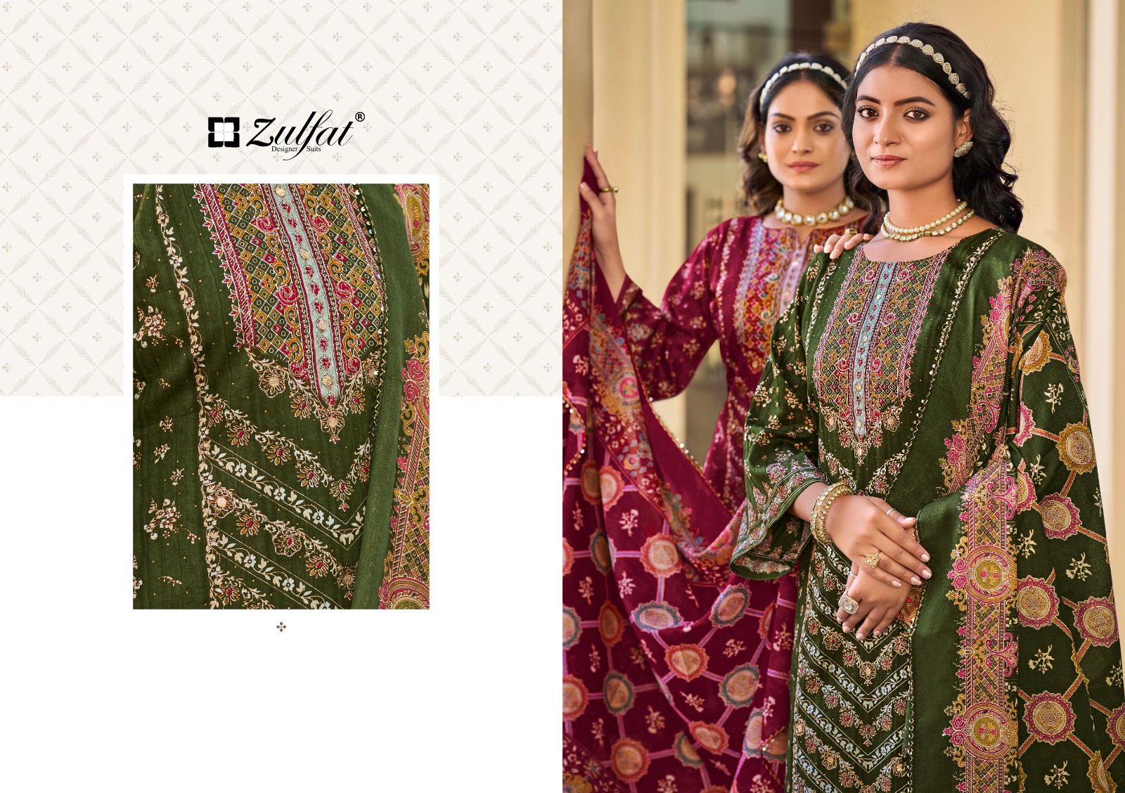 Zulfat Designer Suits – Sangini vol.7