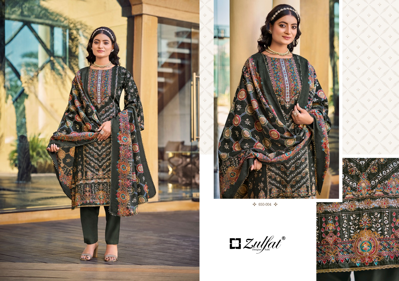 Zulfat Designer Suits – Sangini vol.7