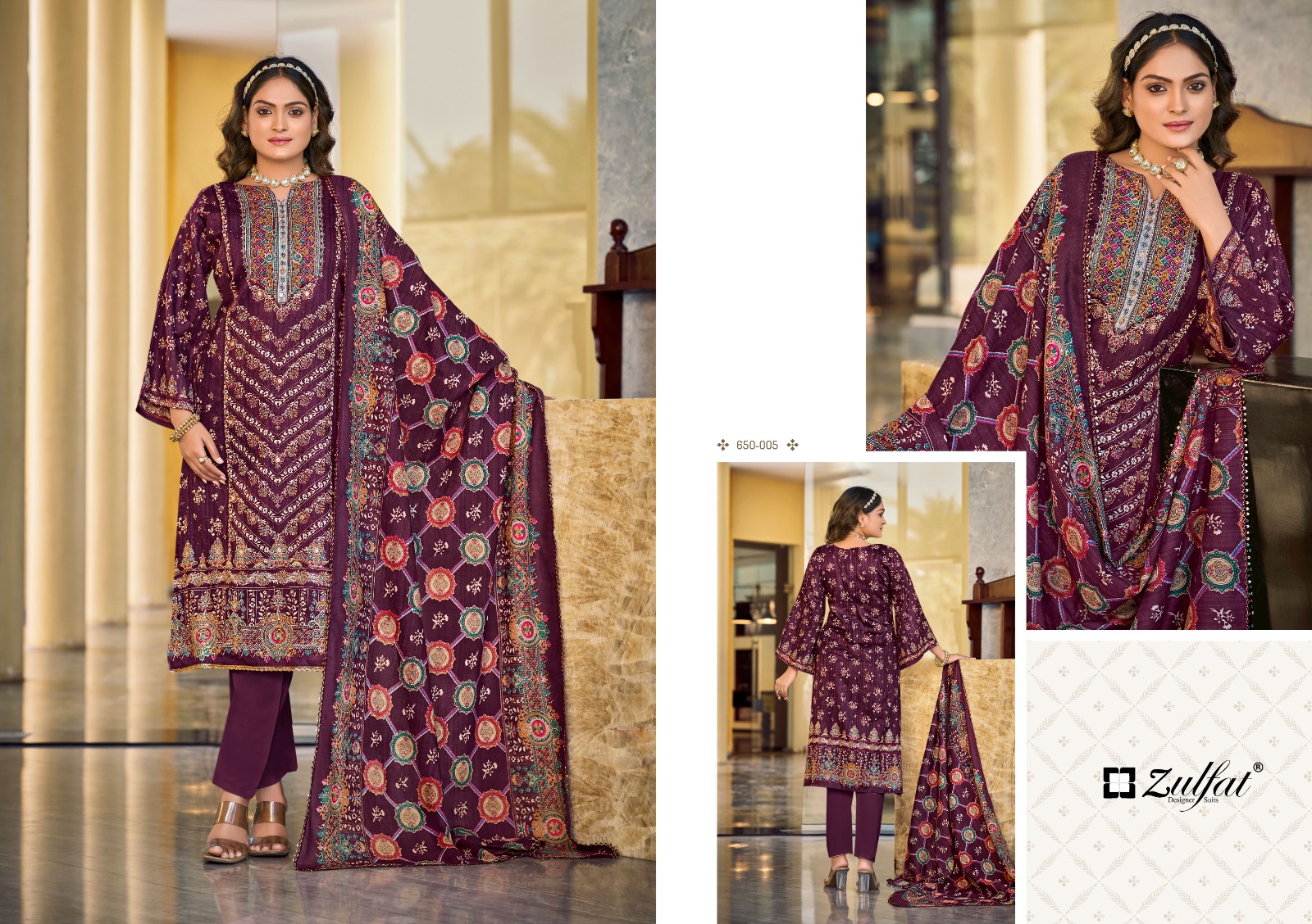 Zulfat Designer Suits – Sangini vol.7