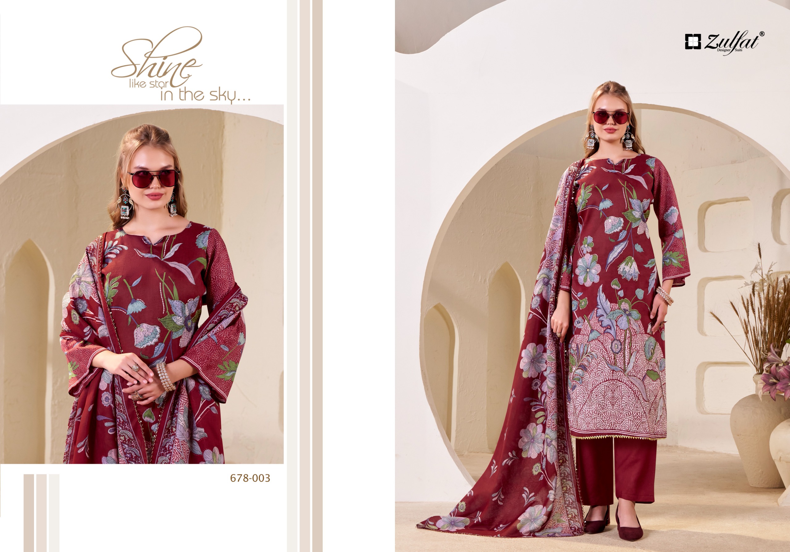 Zulfat Designer Suits – Nasreen