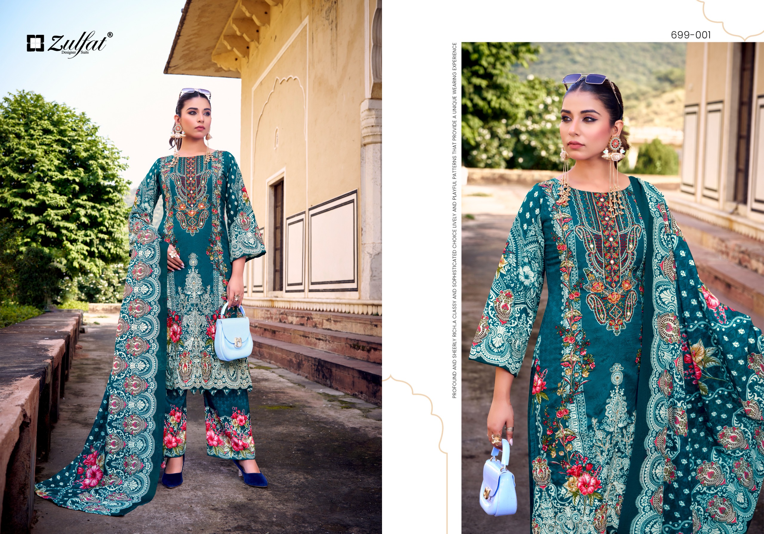 Zulfat Designer Suits – Shaheena