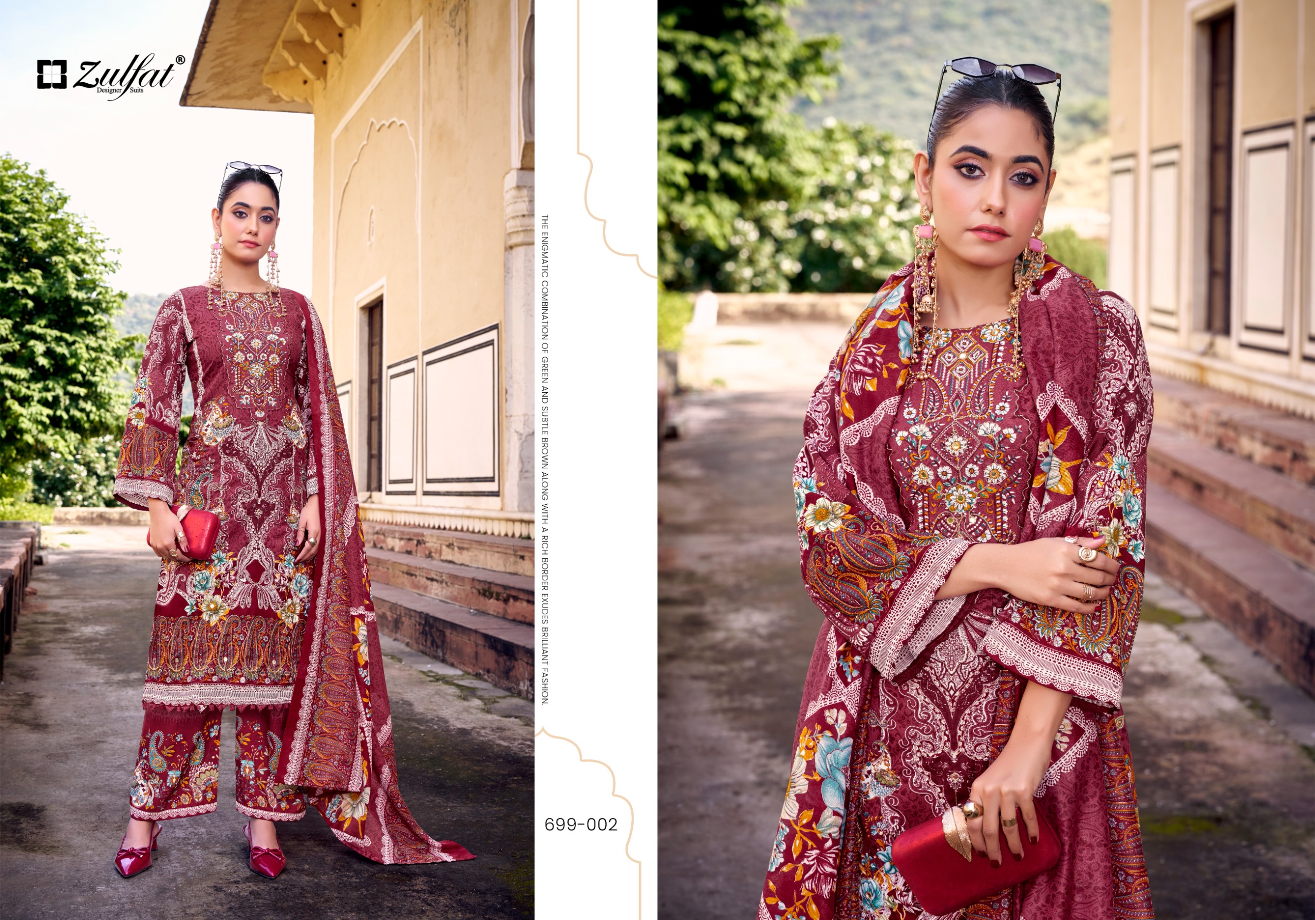 Zulfat Designer Suits – Shaheena