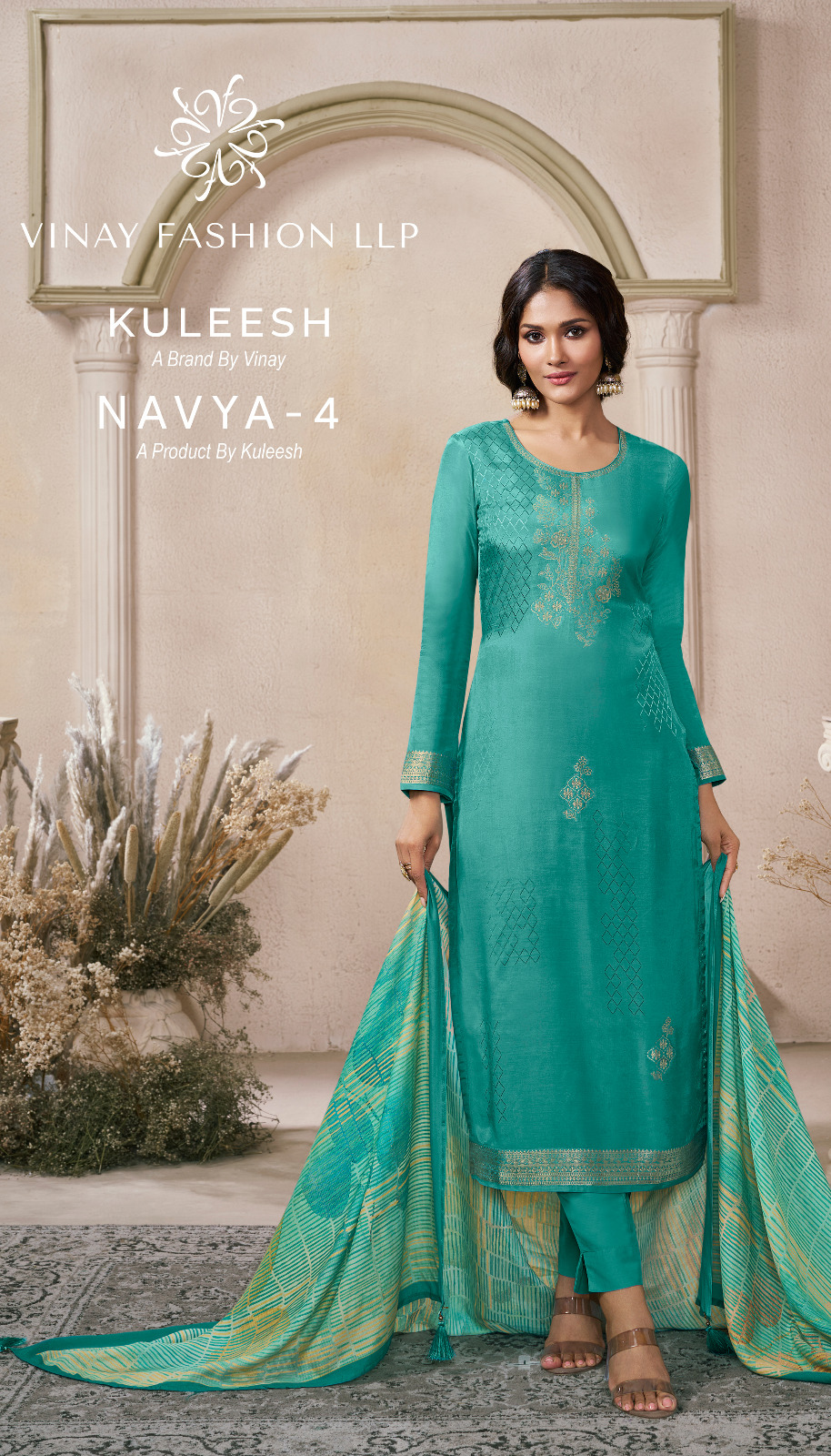 Kuleesh – Navya Vol.4     Salwar Suit Wholesale Catalog Any Occasion