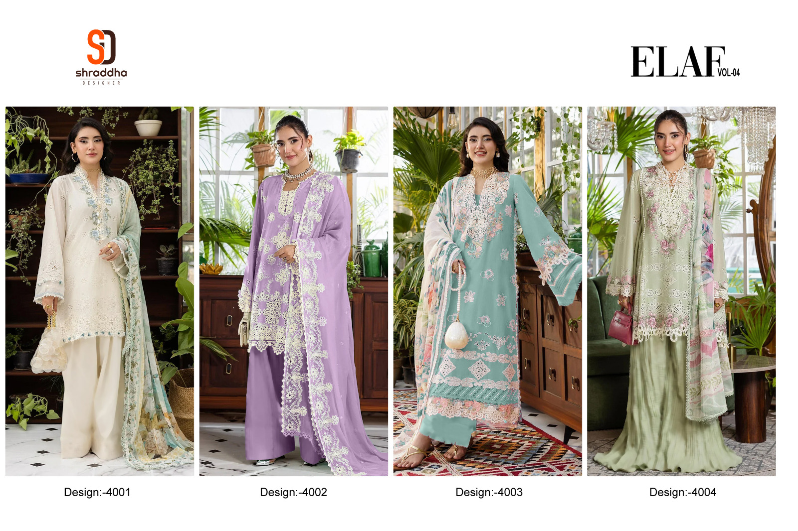 SHRADDHA DESIGNER – ELAF VOL.4