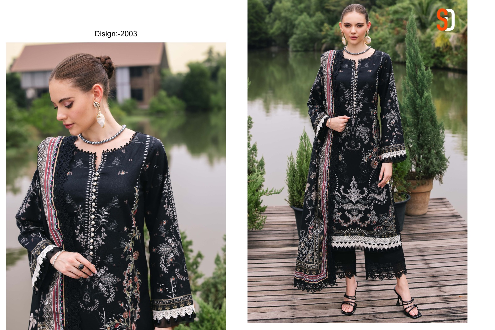 Sharaddha Designer – Jade Urban vol.1 Ciffon Duptta