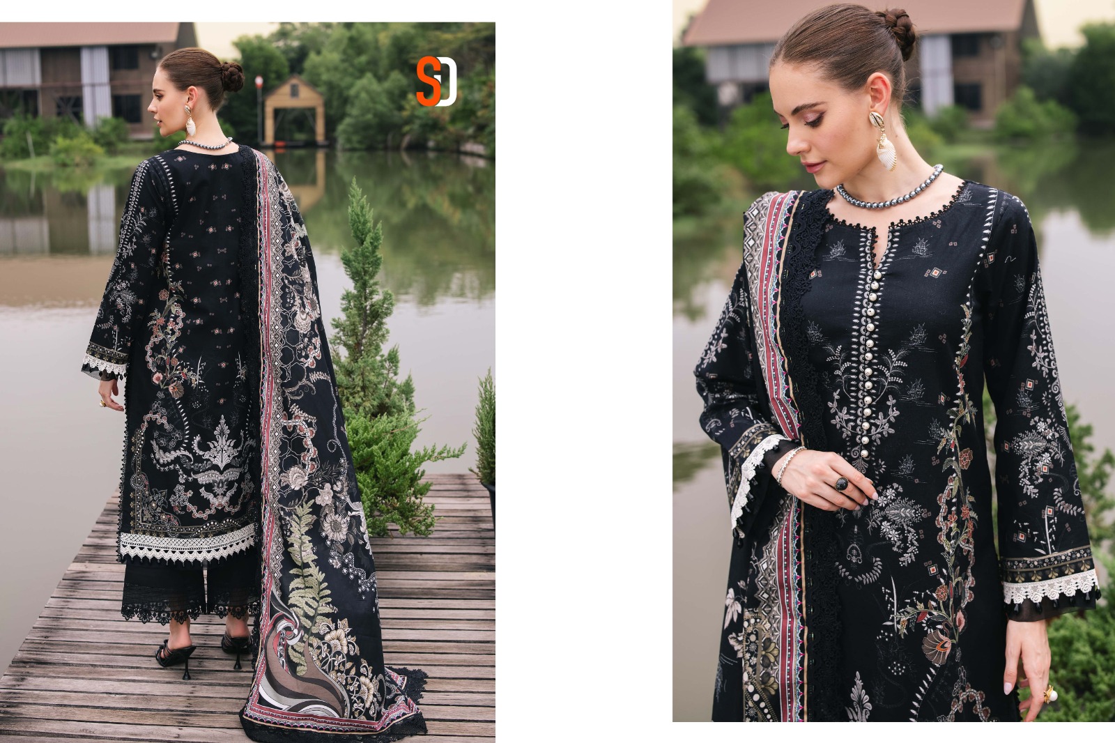Sharaddha Designer – Jade Urban vol.1 Ciffon Duptta