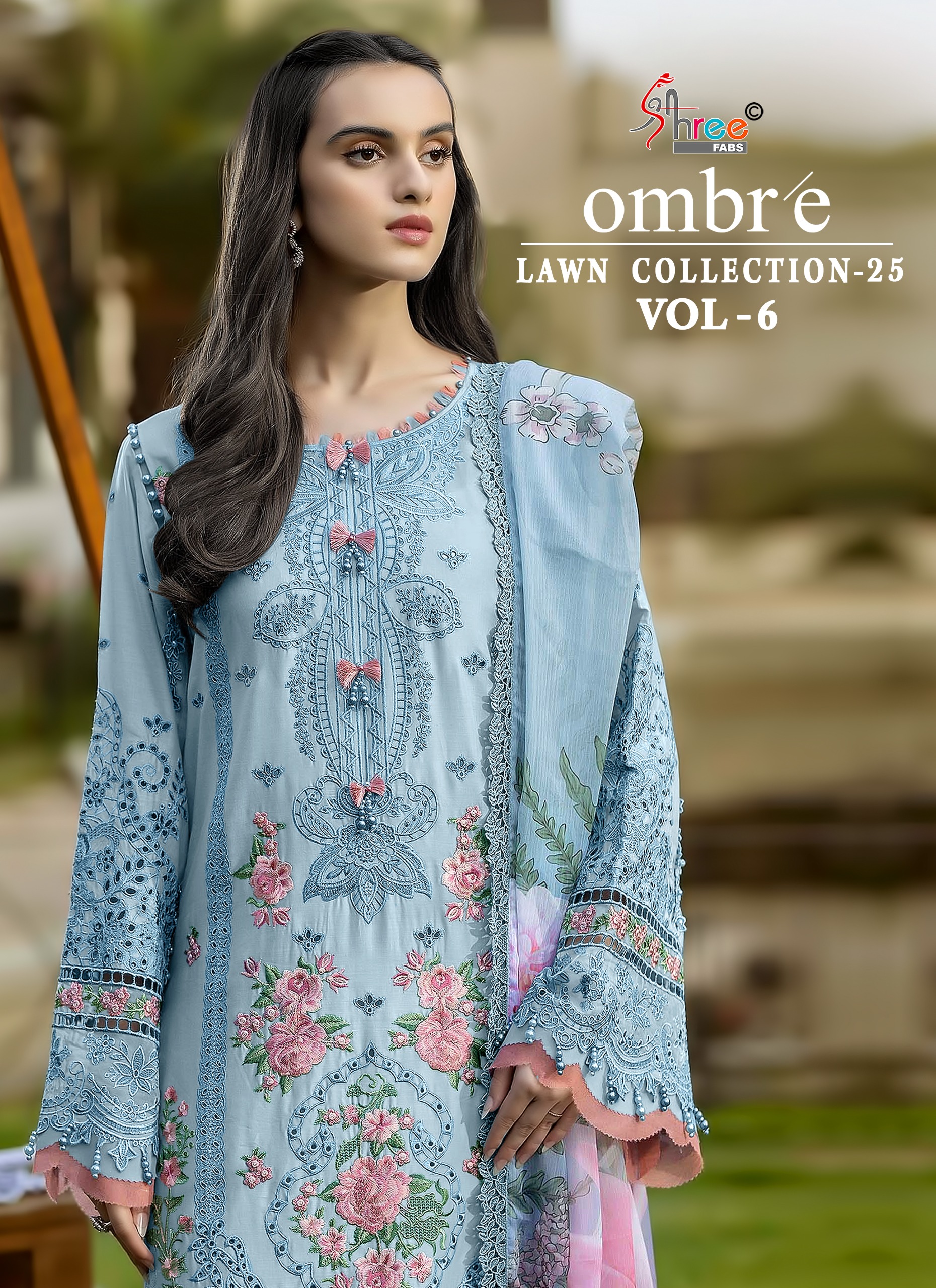 Shree Fab – Ombre lawn collection vol.6 Cotton Duptta