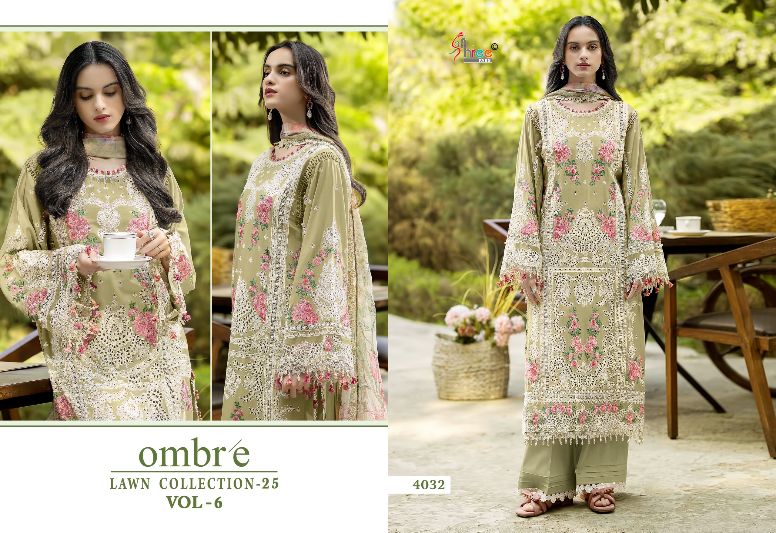 Shree Fab – Ombre lawn collection vol.6 Cotton Duptta