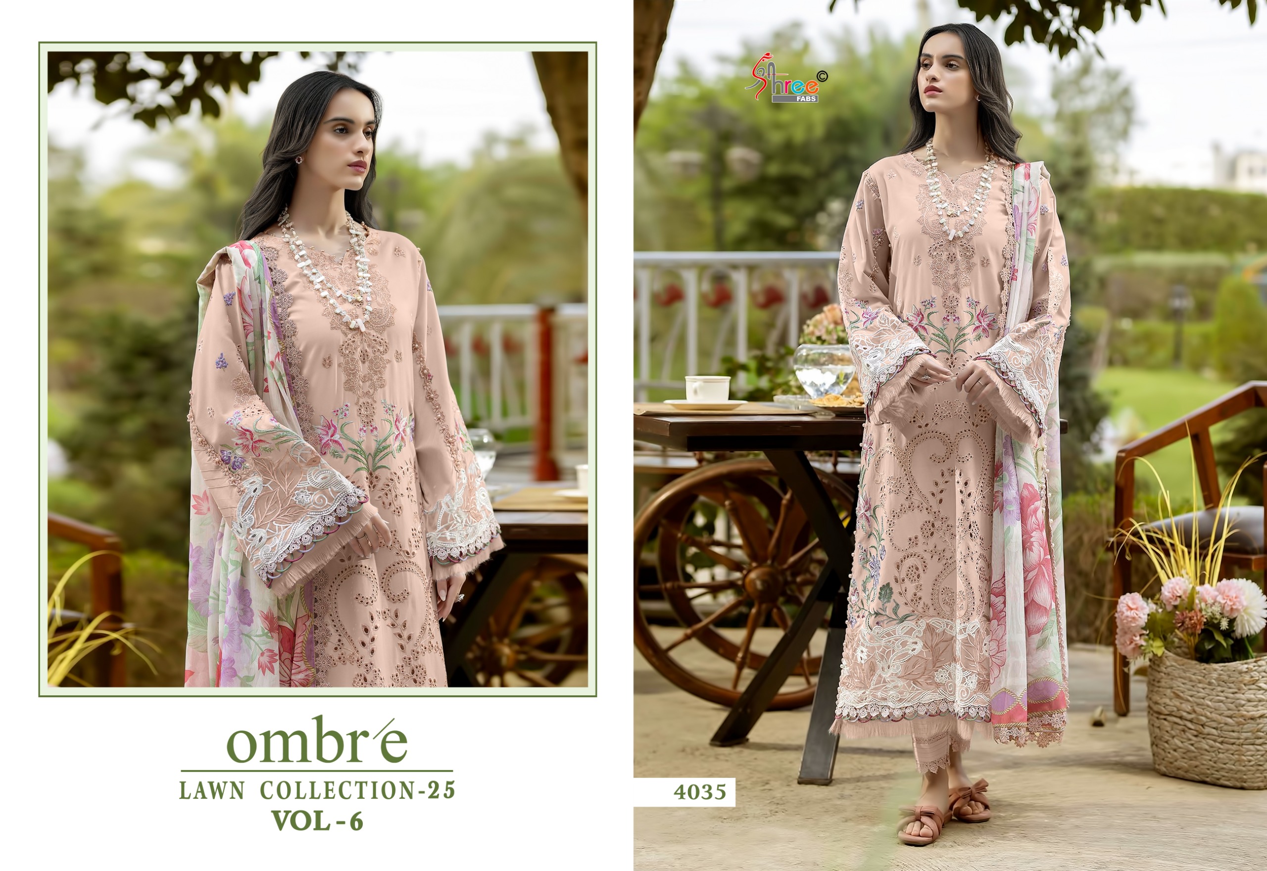 Shree Fab – Ombre lawn collection vol.6 Cotton Duptta