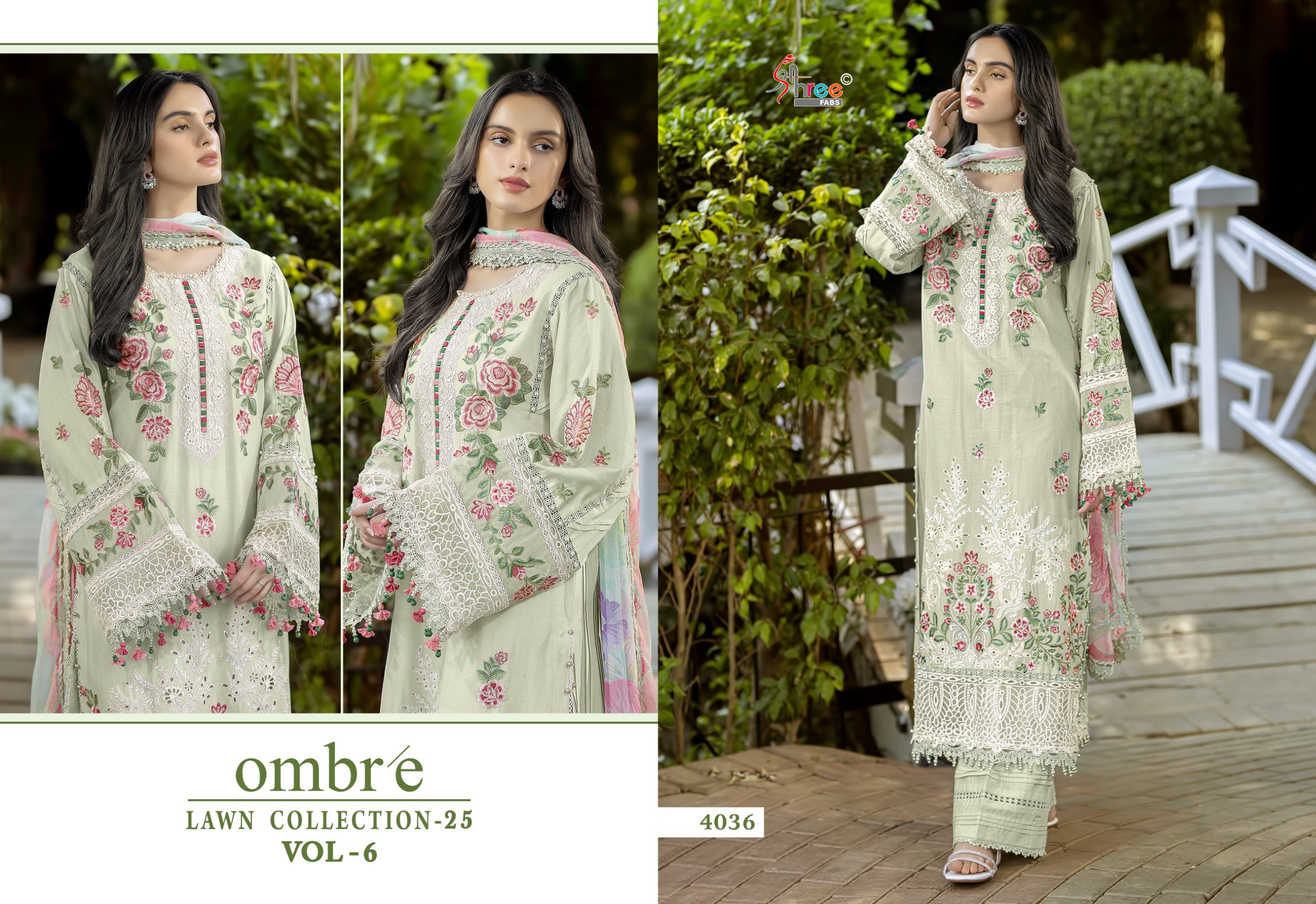 Shree Fab – Ombre lawn collection vol.6 Cotton Duptta
