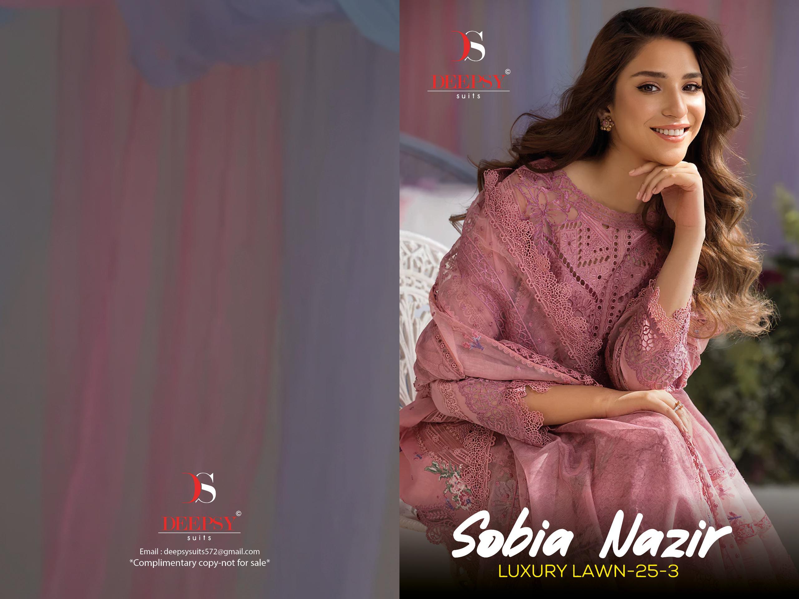 DEEPSY SUITS – Sobia Nazir Lawn 25-3