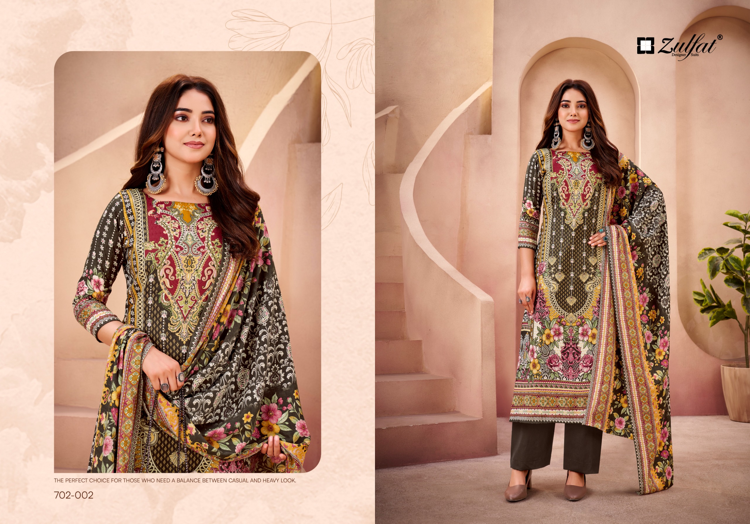 Zulfat Designer Suits – Afsana
