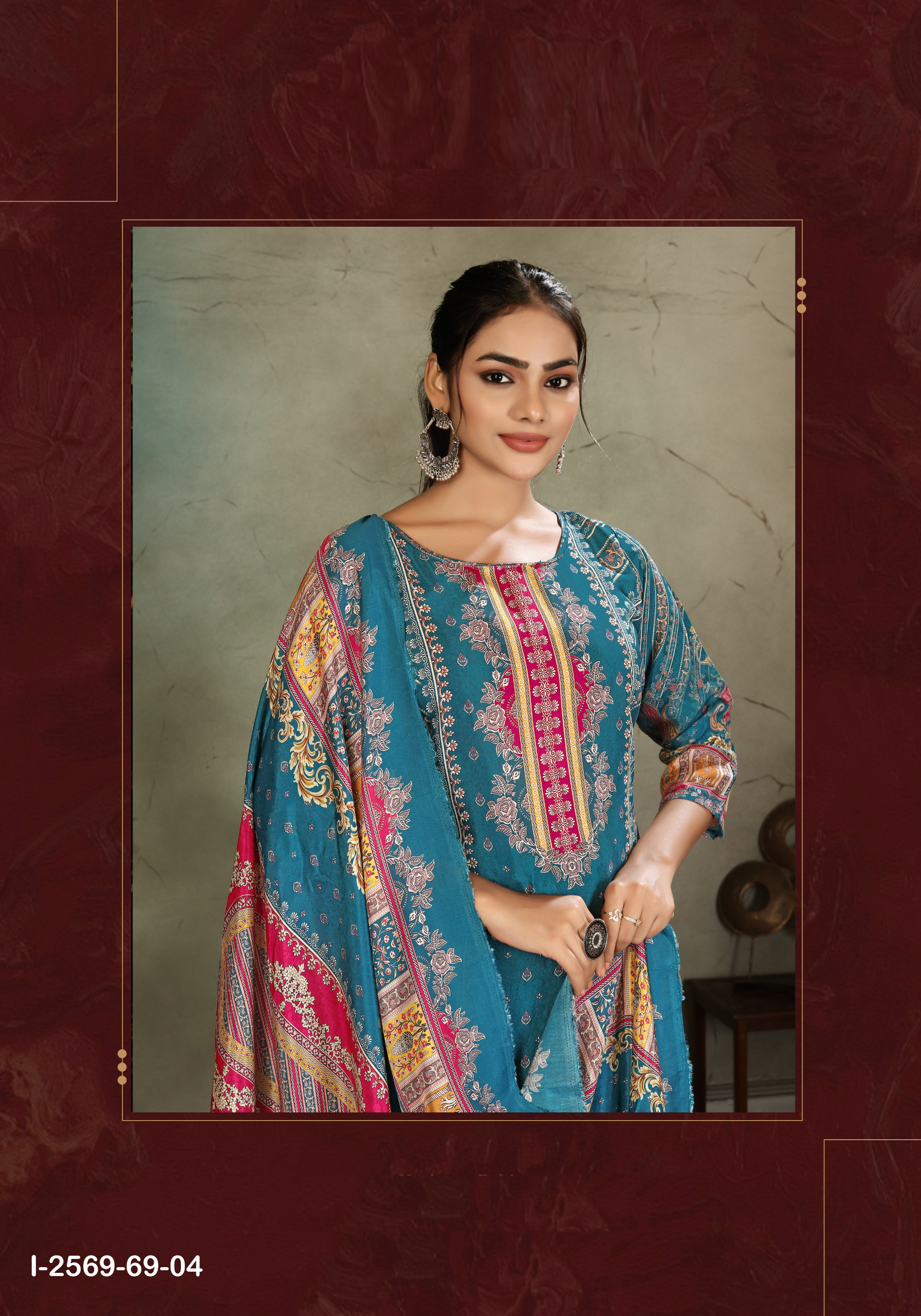 Alok Suit -Black Biba Vol.4