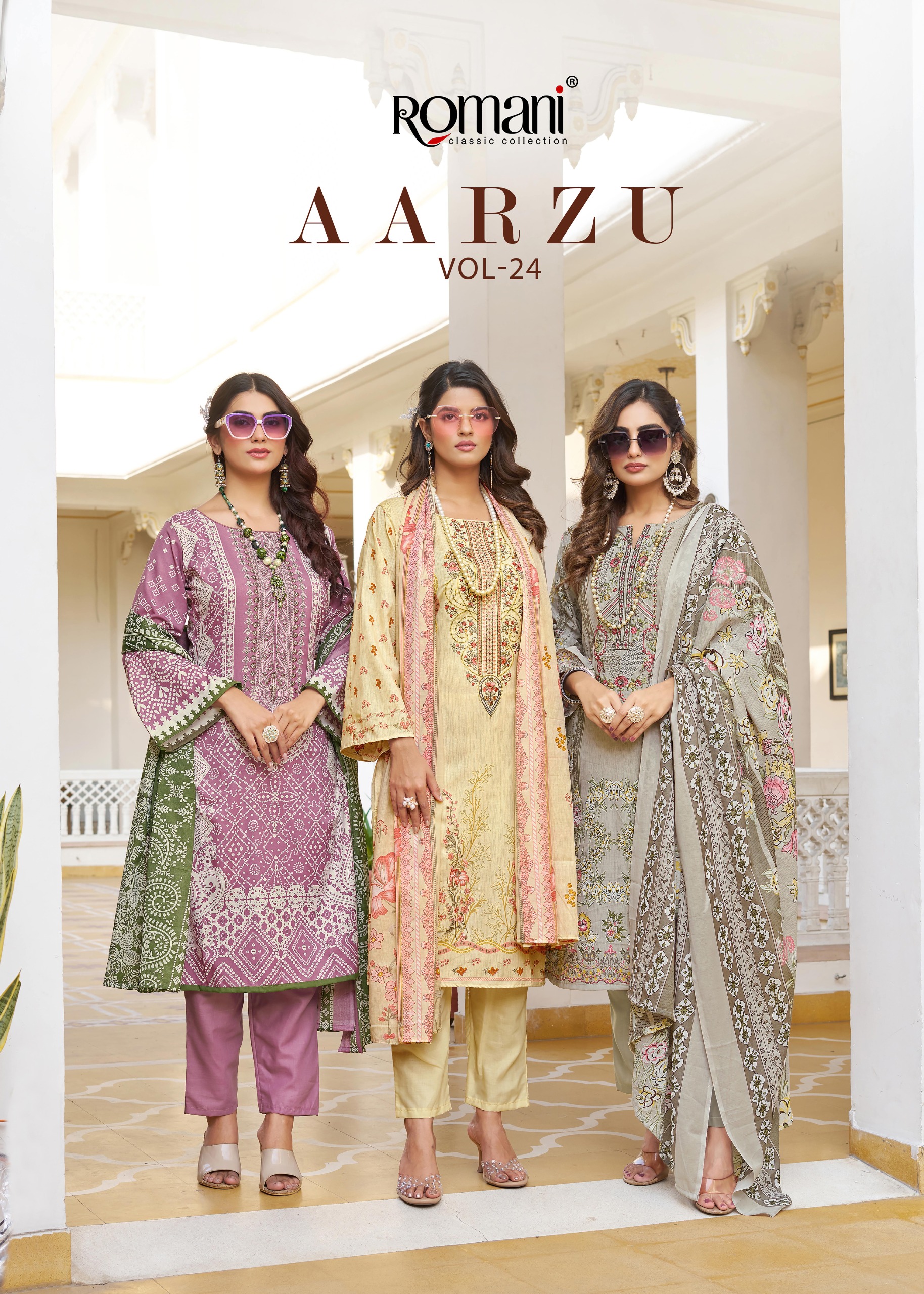 ROMANI – Aarzu Vol.24     Salwar Suit Wholesale Catalog Any Occasion