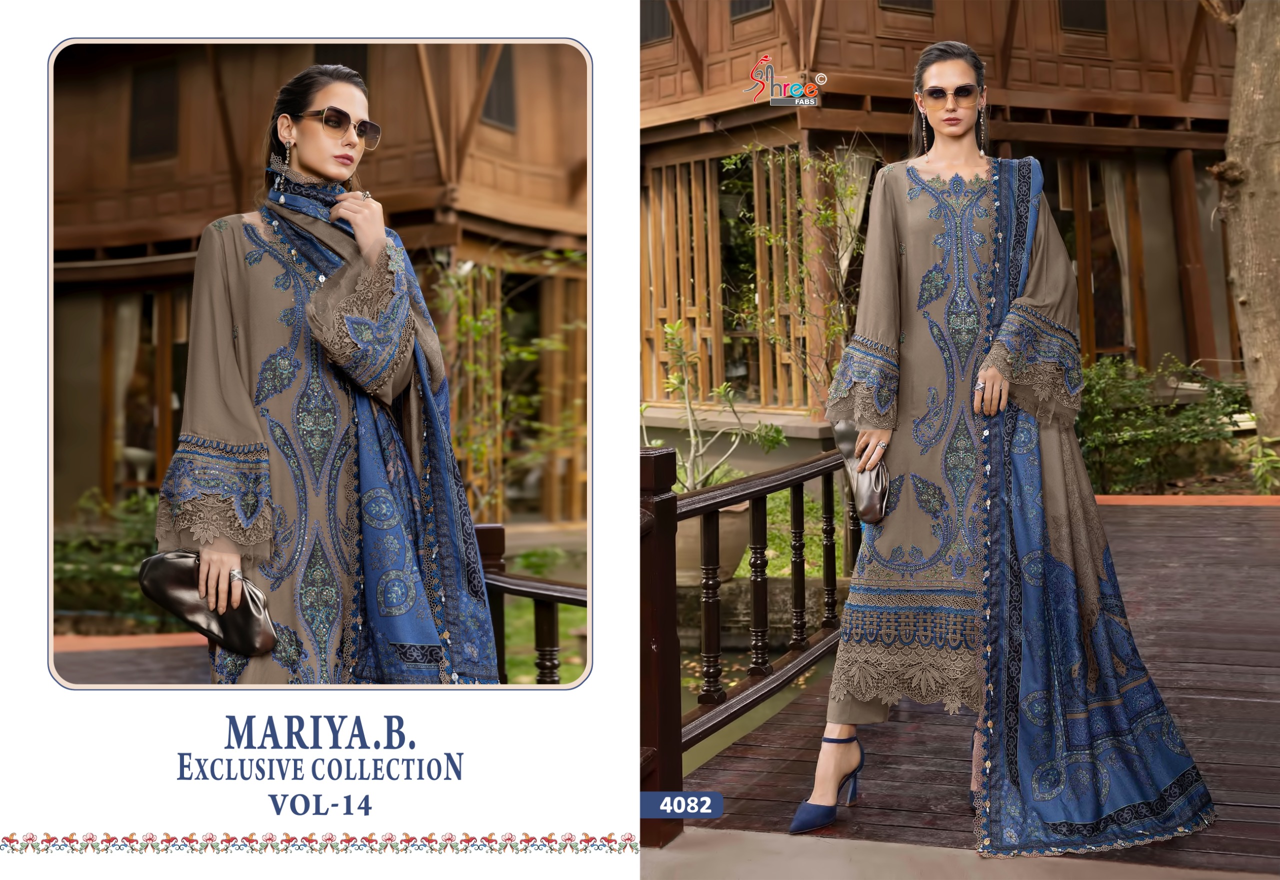 Shree Fab – Maria B Exclusive Vol.14 Ciffon Duptta