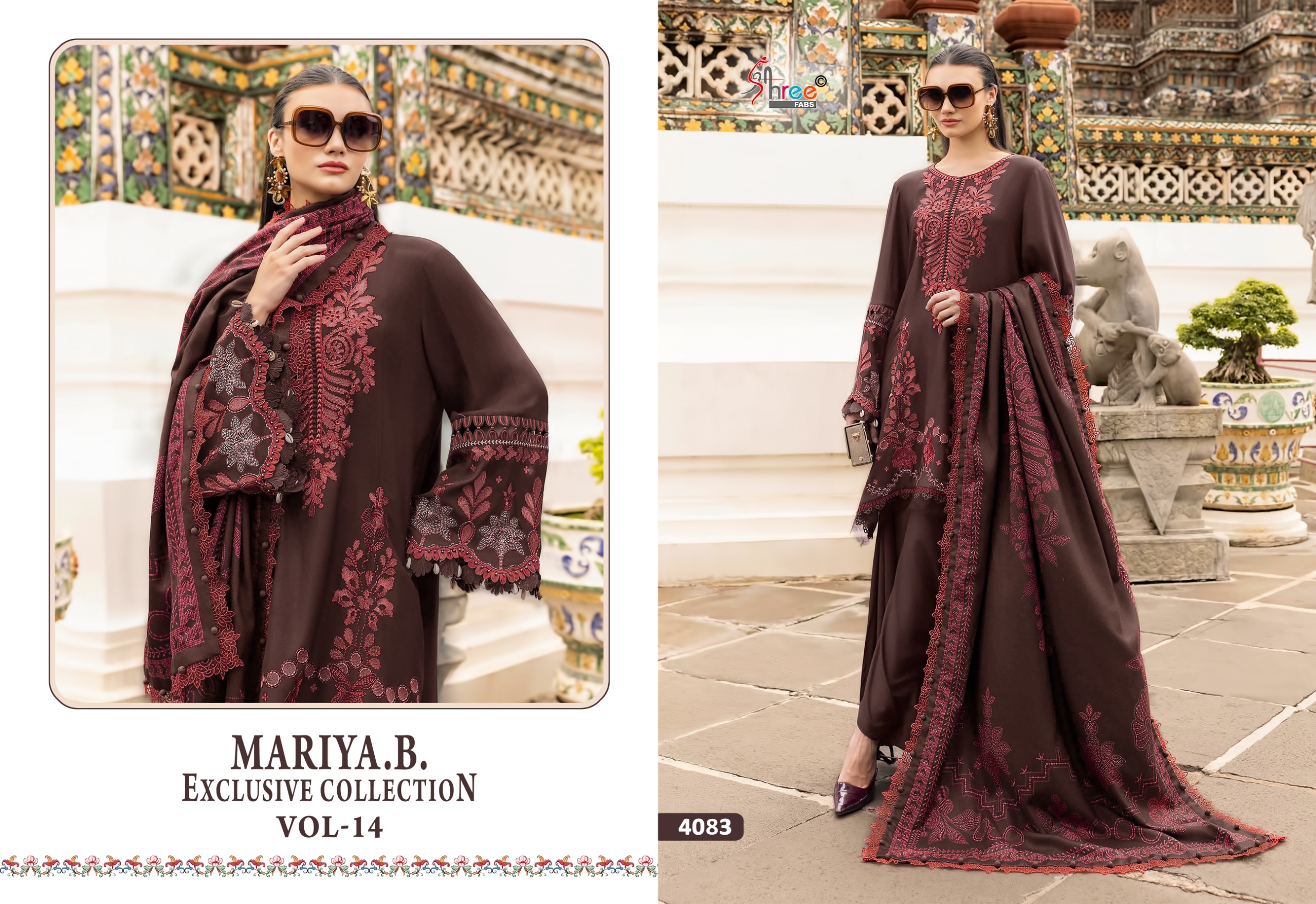 Shree Fab – Maria B Exclusive Vol.14 Ciffon Duptta
