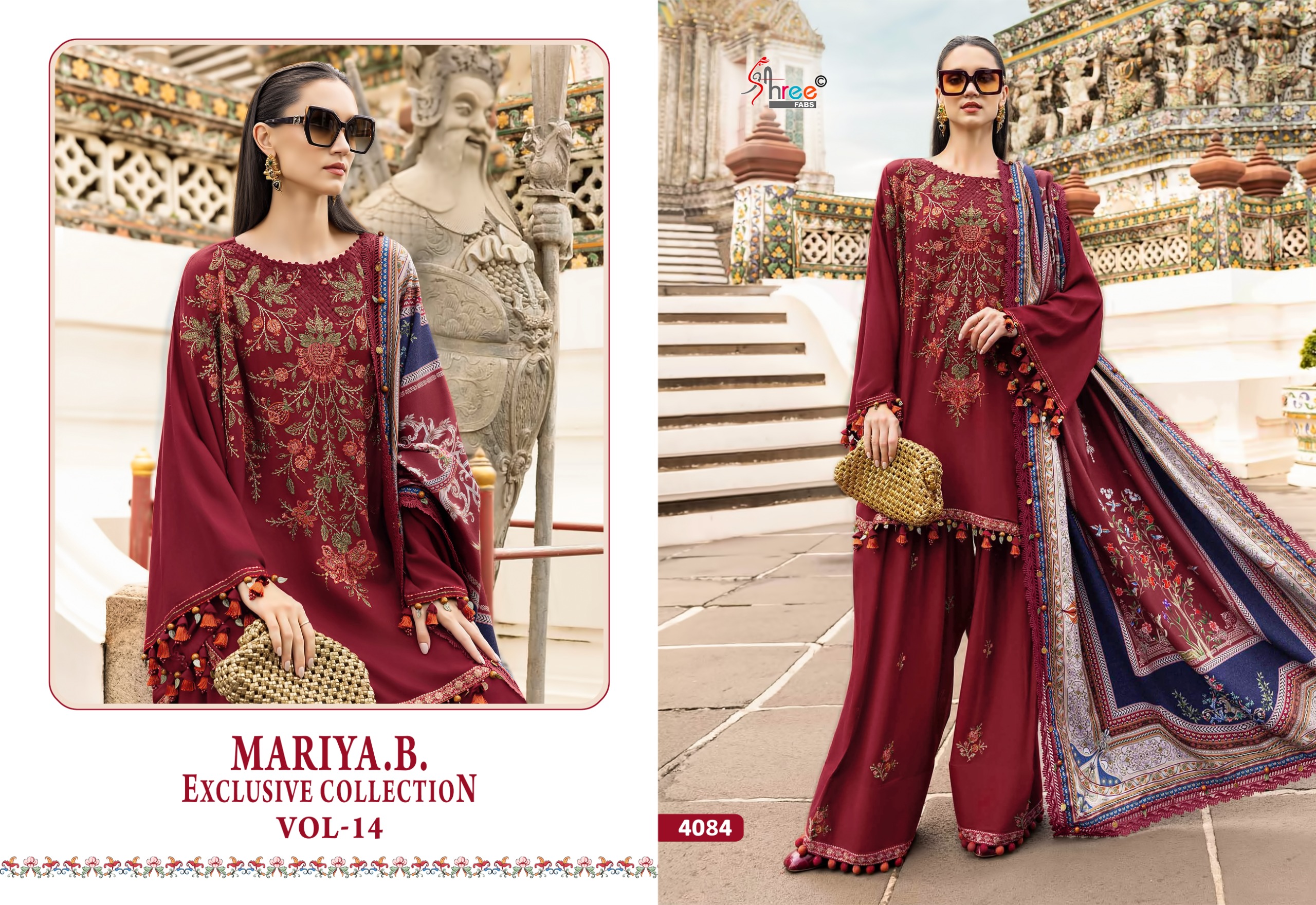 Shree Fab – Maria B Exclusive Vol.14 Ciffon Duptta
