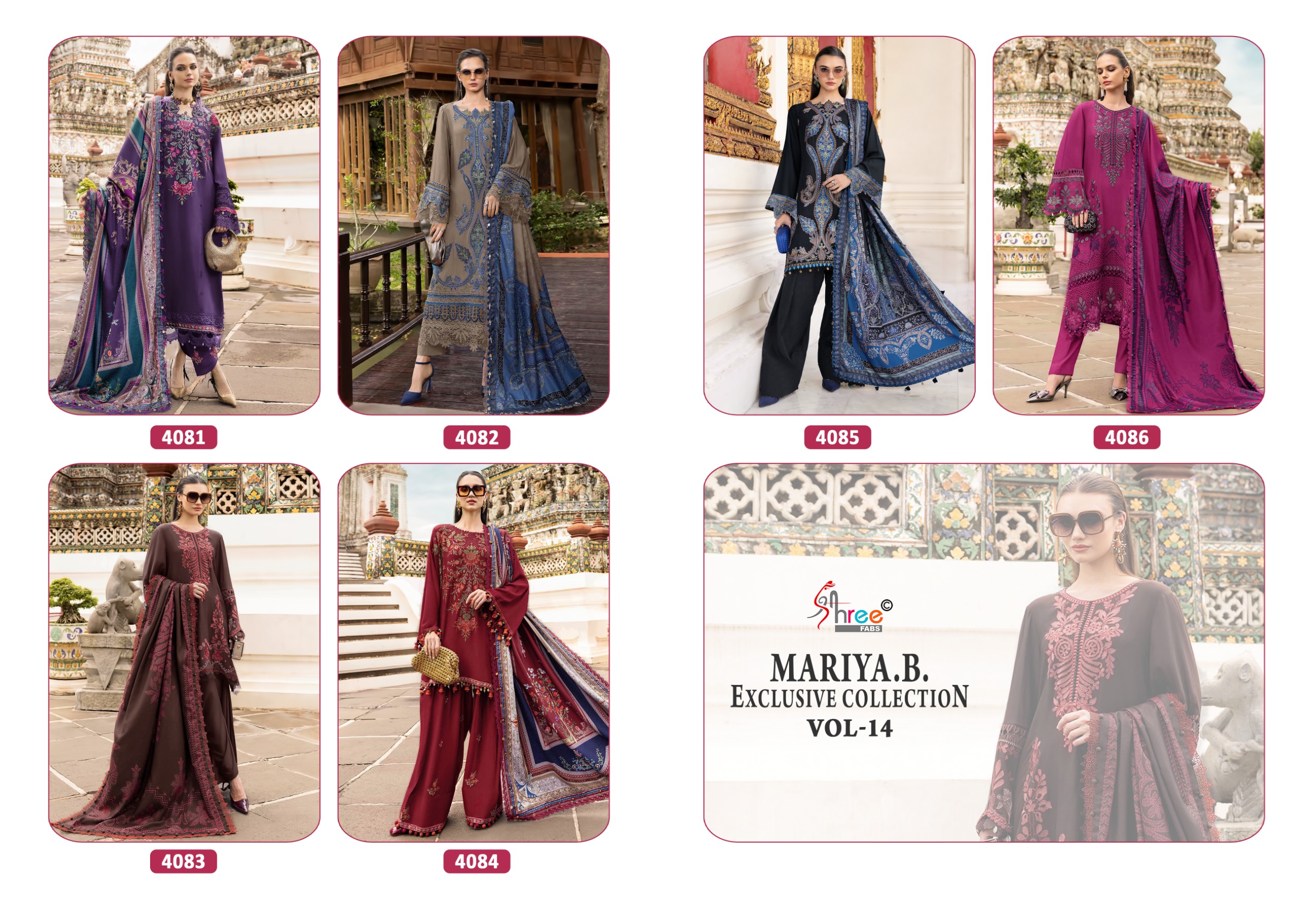 Shree Fab – Maria B Exclusive Vol.14 Ciffon Duptta