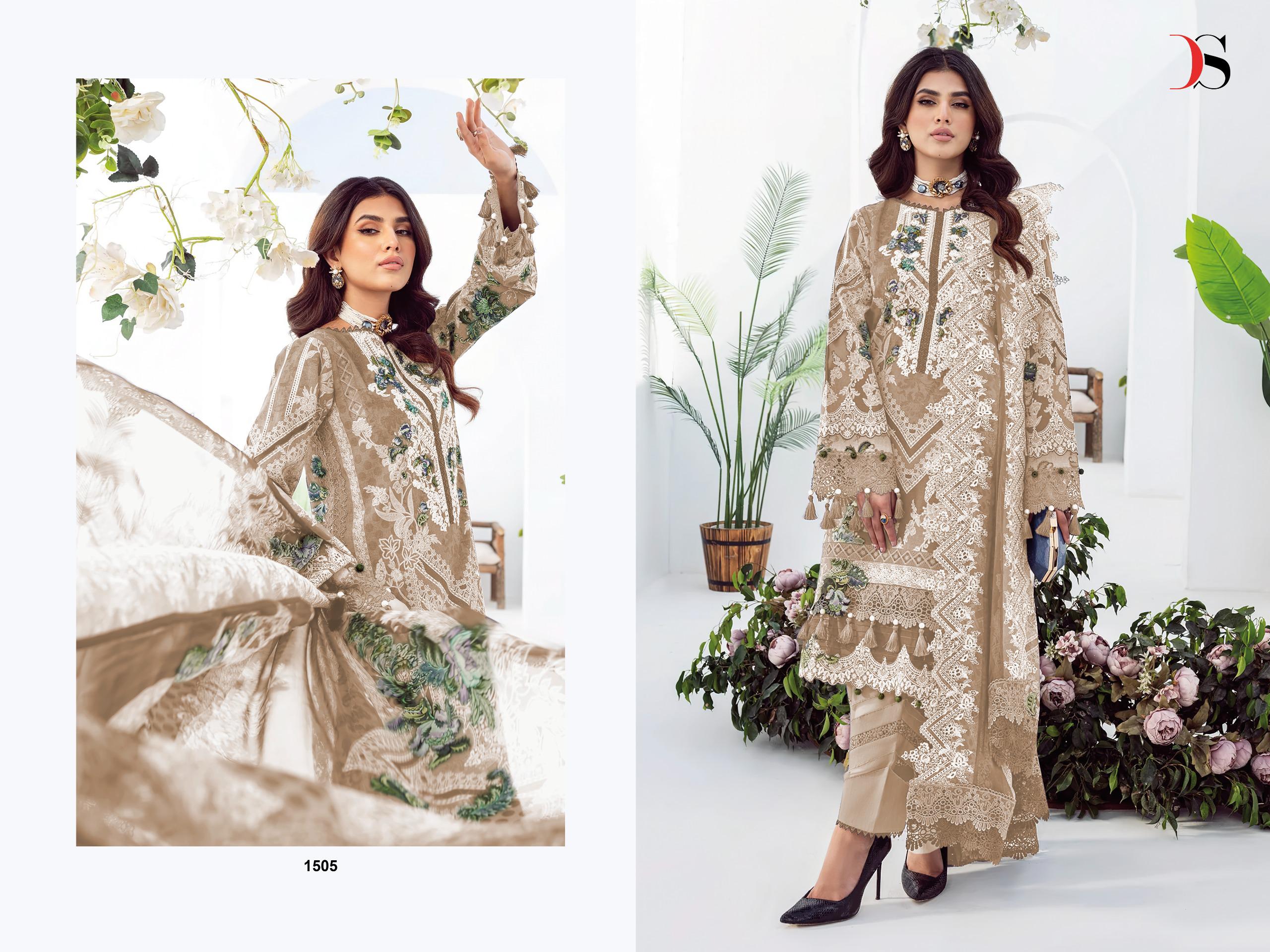 DEEPSY SUITS – Jade needle wonder 25-4 Ciffon Duptta