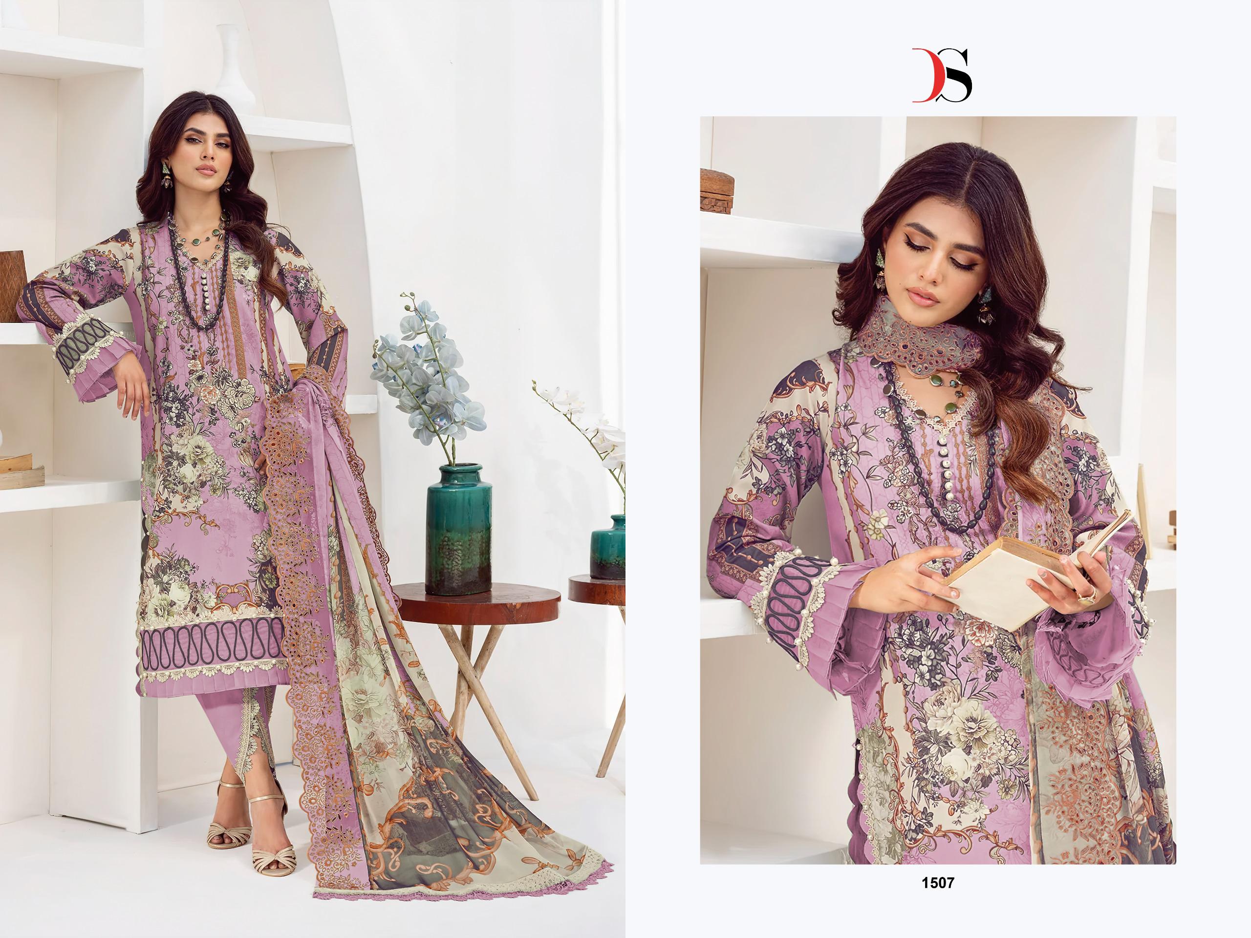 DEEPSY SUITS – Jade needle wonder 25-4 Ciffon Duptta