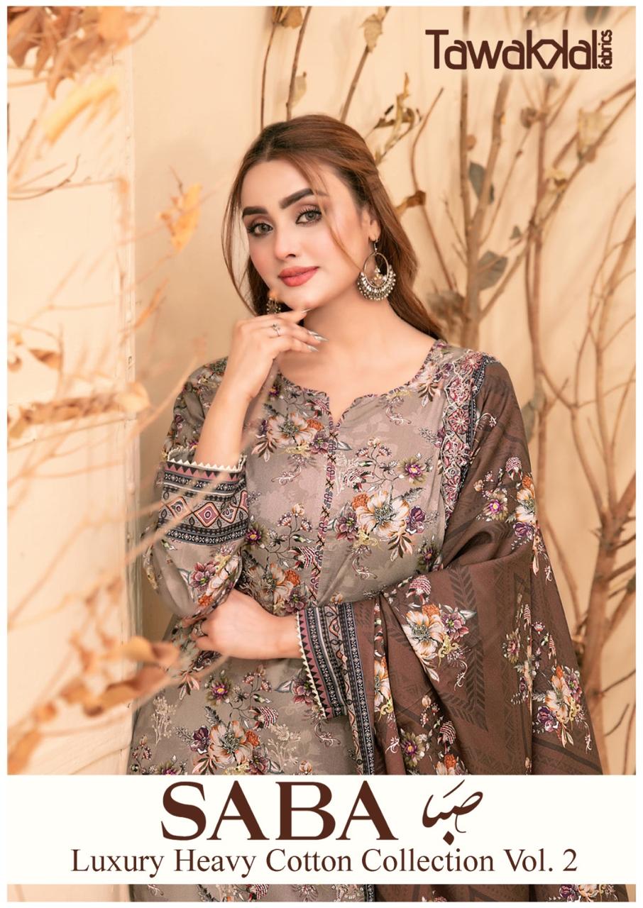 Tawakkal Fab – Saba Vol.2     Cotton Printed Wholesale Catalog Ramzan Special