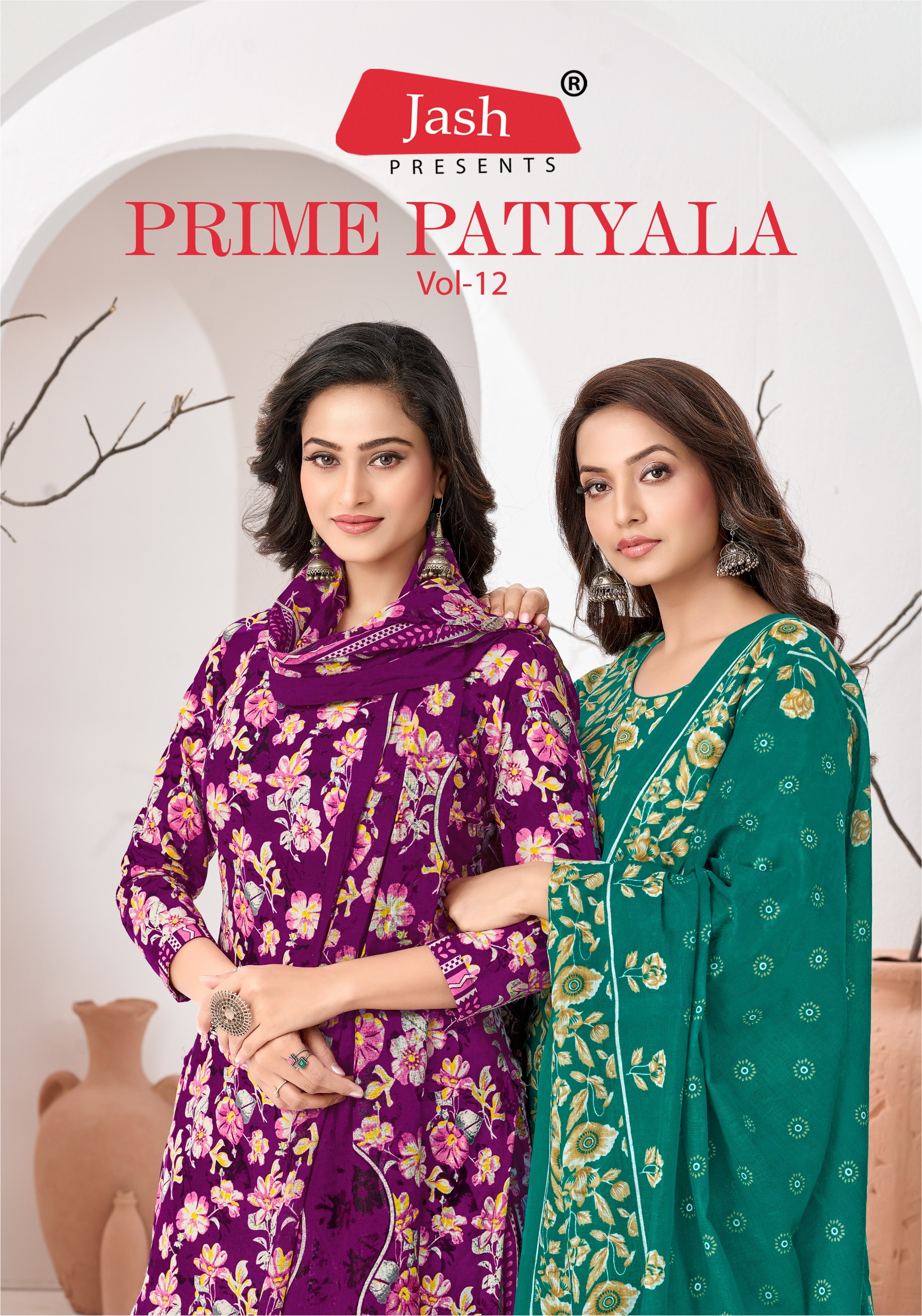 Jash Prints – Prime Patiyala Vol.12     Cotton Printed Wholesale Catalog Cotton Print