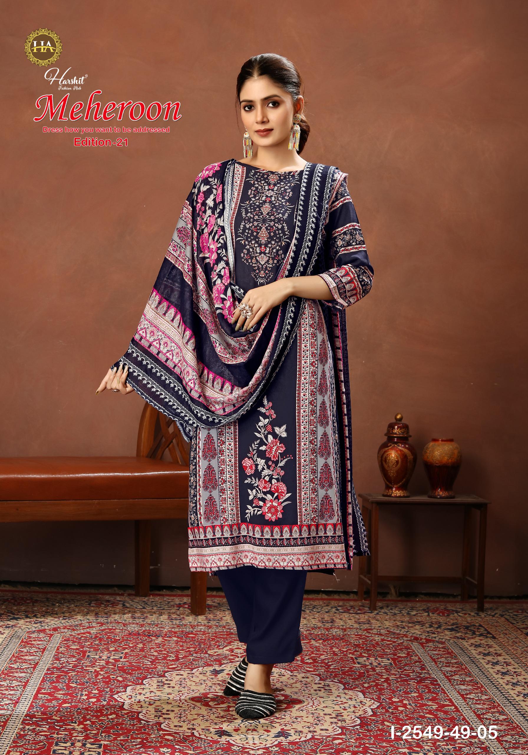 Harshit Fashion – Mehroon Vol.21